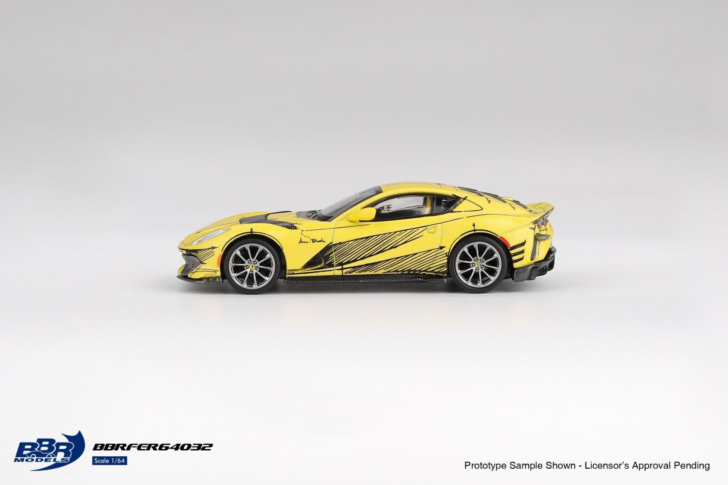 BBRFER64032 1:64 FERRARI 812 COMPETIZIONE TAILOR MADE 2021 – BBR Models - 3