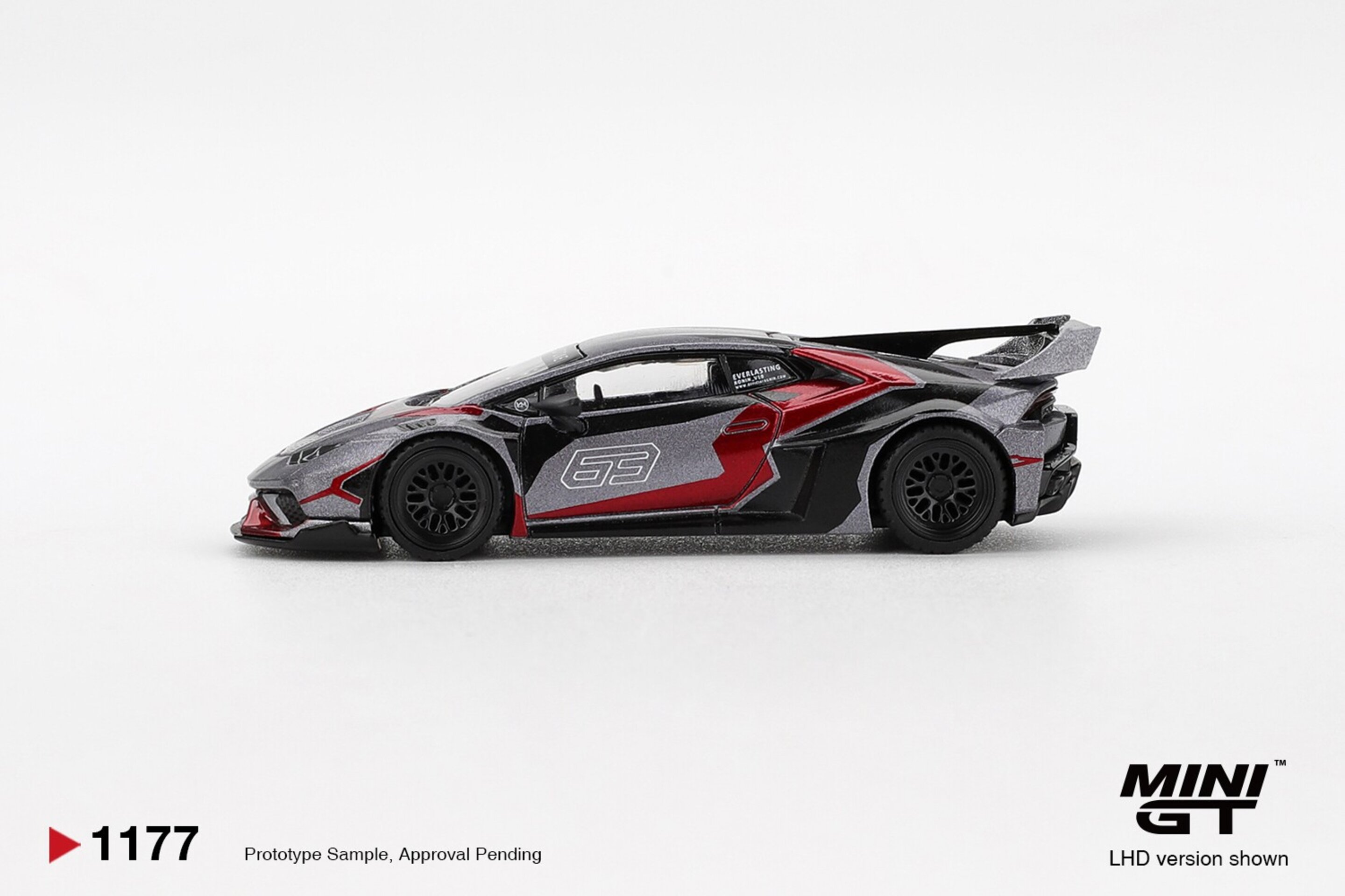 (PRE VENTA) 1:64 LAMBORGHINI HURACAN GT RONIN 2025 MiniGT - 4