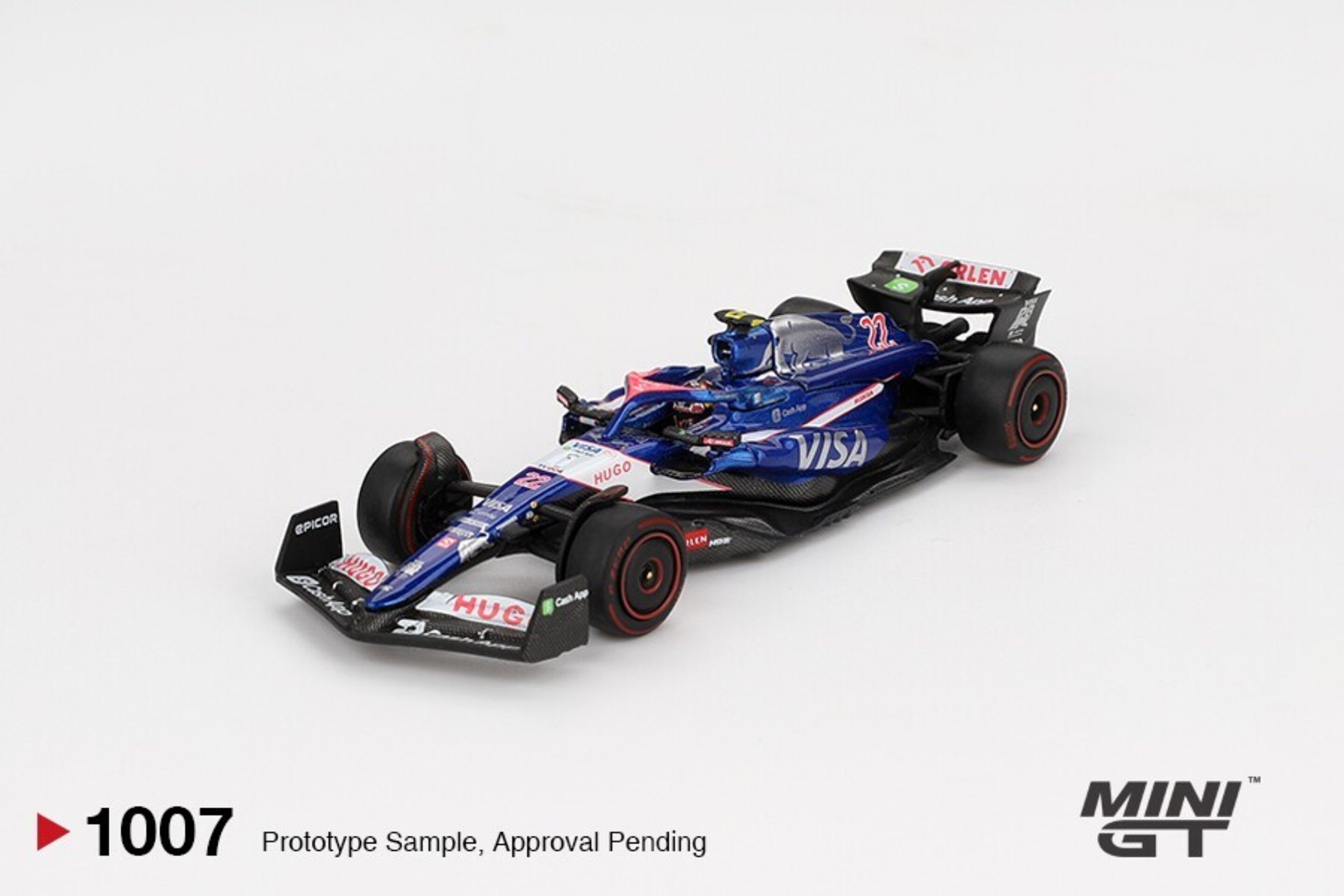 RB VCARB 01 #22 Yuki Tsunoda  2024 F1 2024 Bahrain GP Mini GT 1/64( PRE VENTA ) - 4