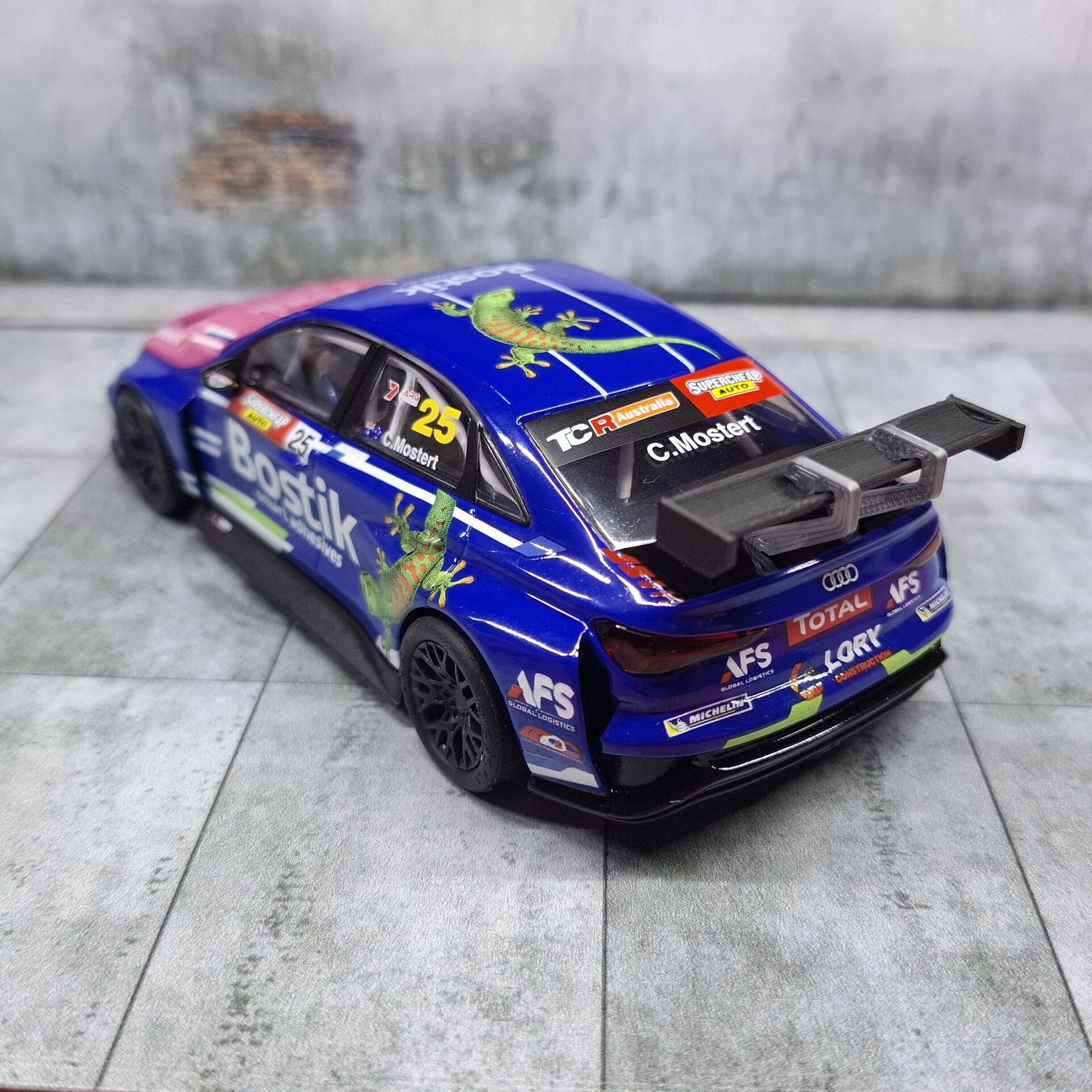 Alerón 3D Audi RS3 de Scalextric en Flexible, plástico o bi-componente. - 10