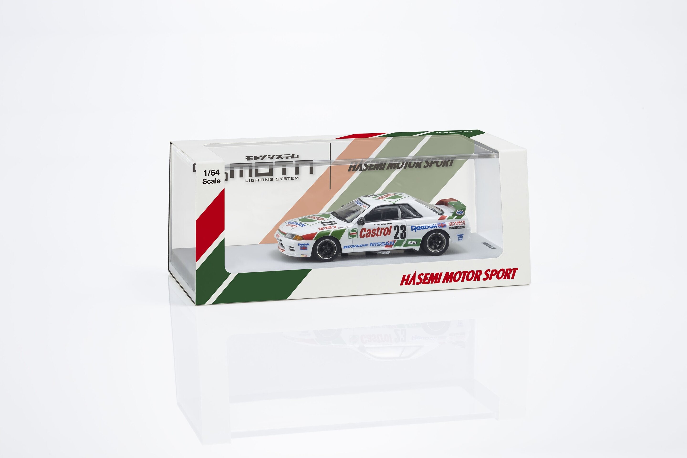 KYOSHO Castrol Skyline GT-R Gr.A 1990 #23  with LED (PRE VENTA) - 11