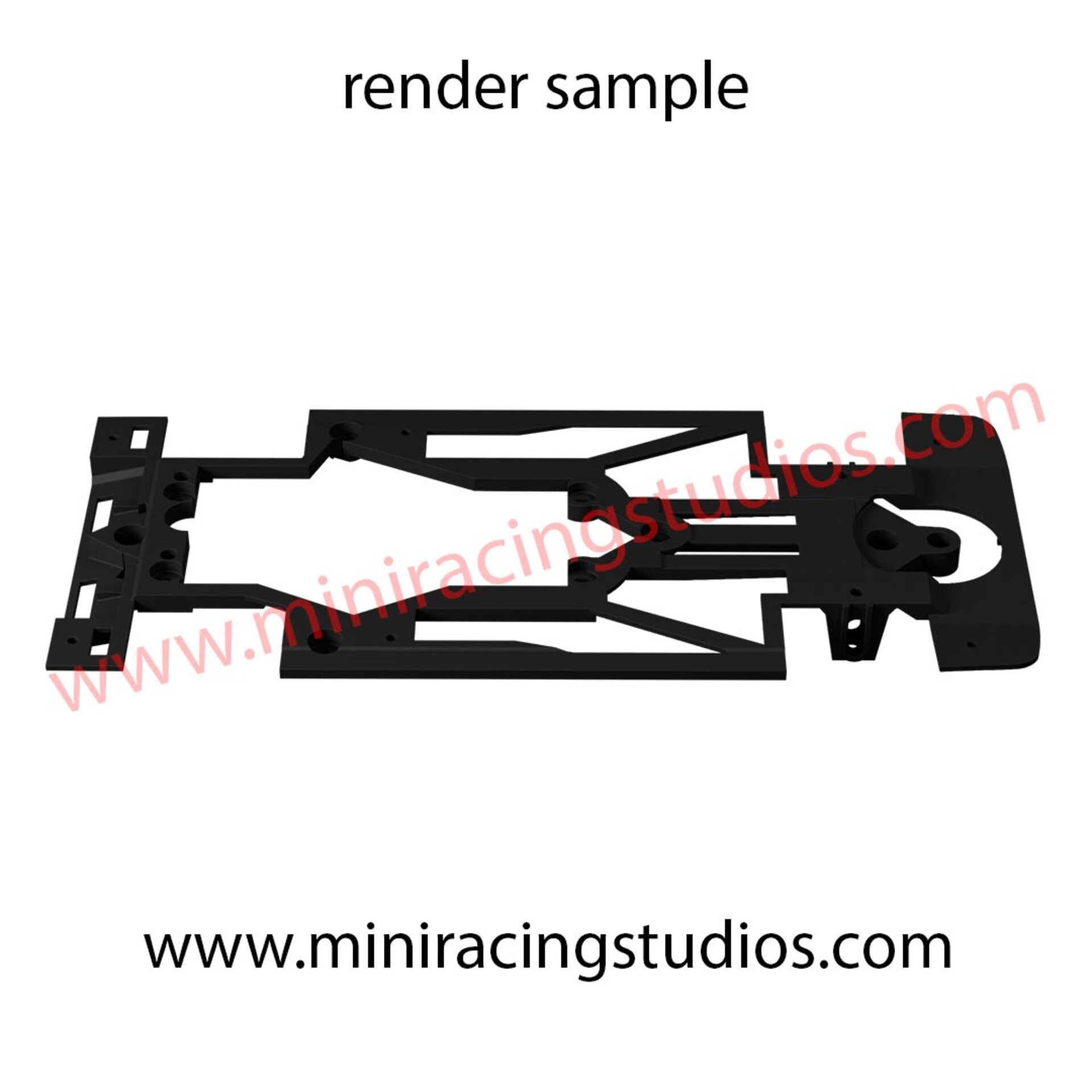 Chasis 3D Cadillac V - LMdH SCALEAUTO  Bicomponente compatible con Slot.it / Rt3 - 5