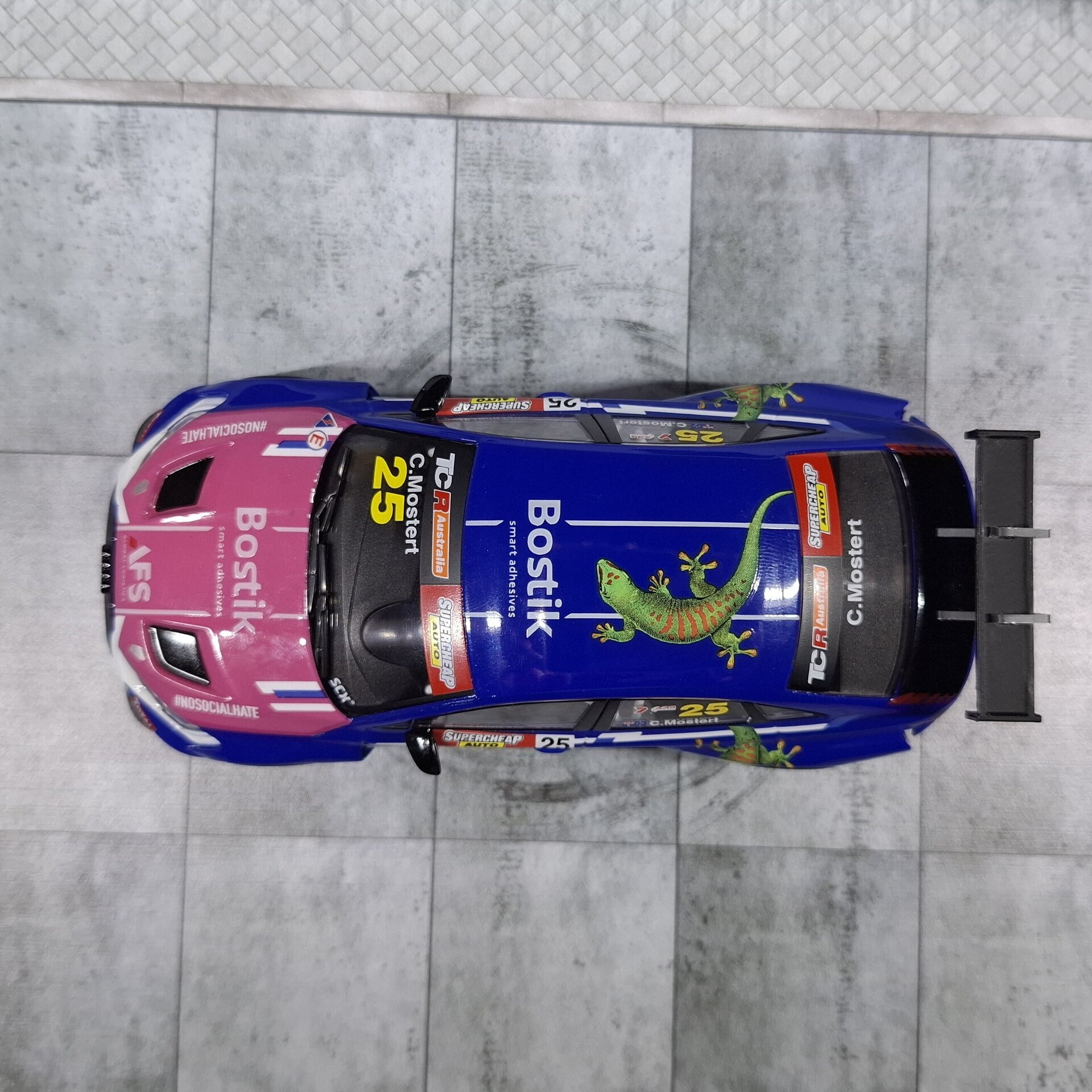 Alerón 3D Audi RS3 de Scalextric en Flexible, plástico o bi-componente. - 6