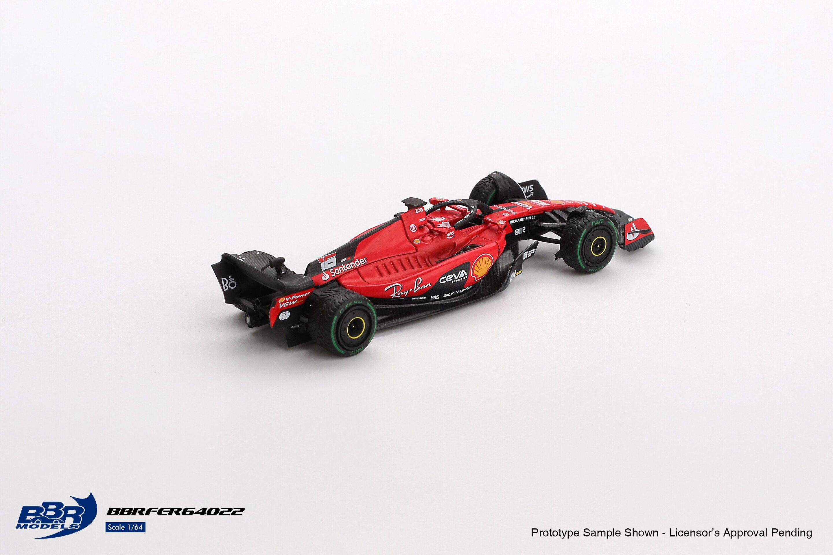 (PRE VENTA) Ferrari SF-23 #16 Leclerc Mónaco GP 2023 – BBR  1:64 - 3