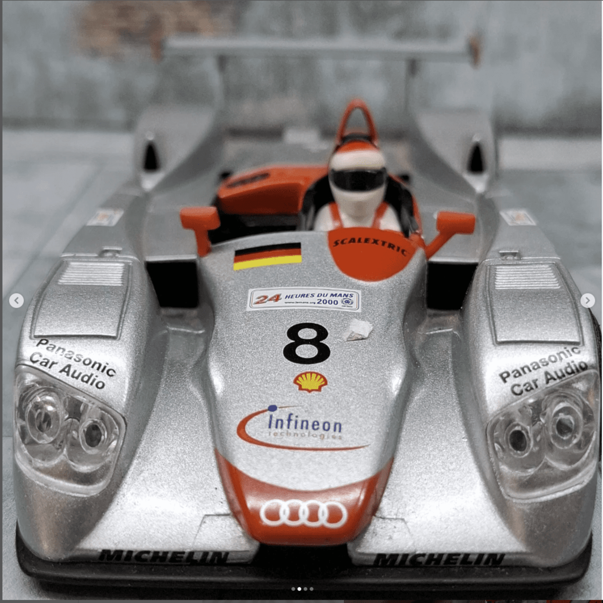 Retrovisores 3D Audi R8 LM de Scalextric / SCX - Flexible o Plástico - 7