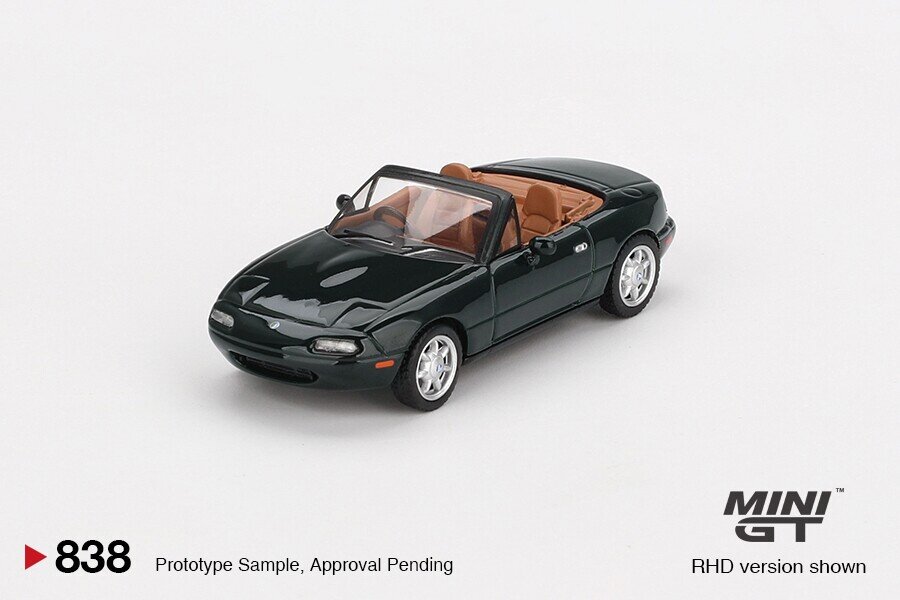 Miniature MAZDA MX-5 Eunos Roadster Noire - MicroTurbo 1:64, Neuve