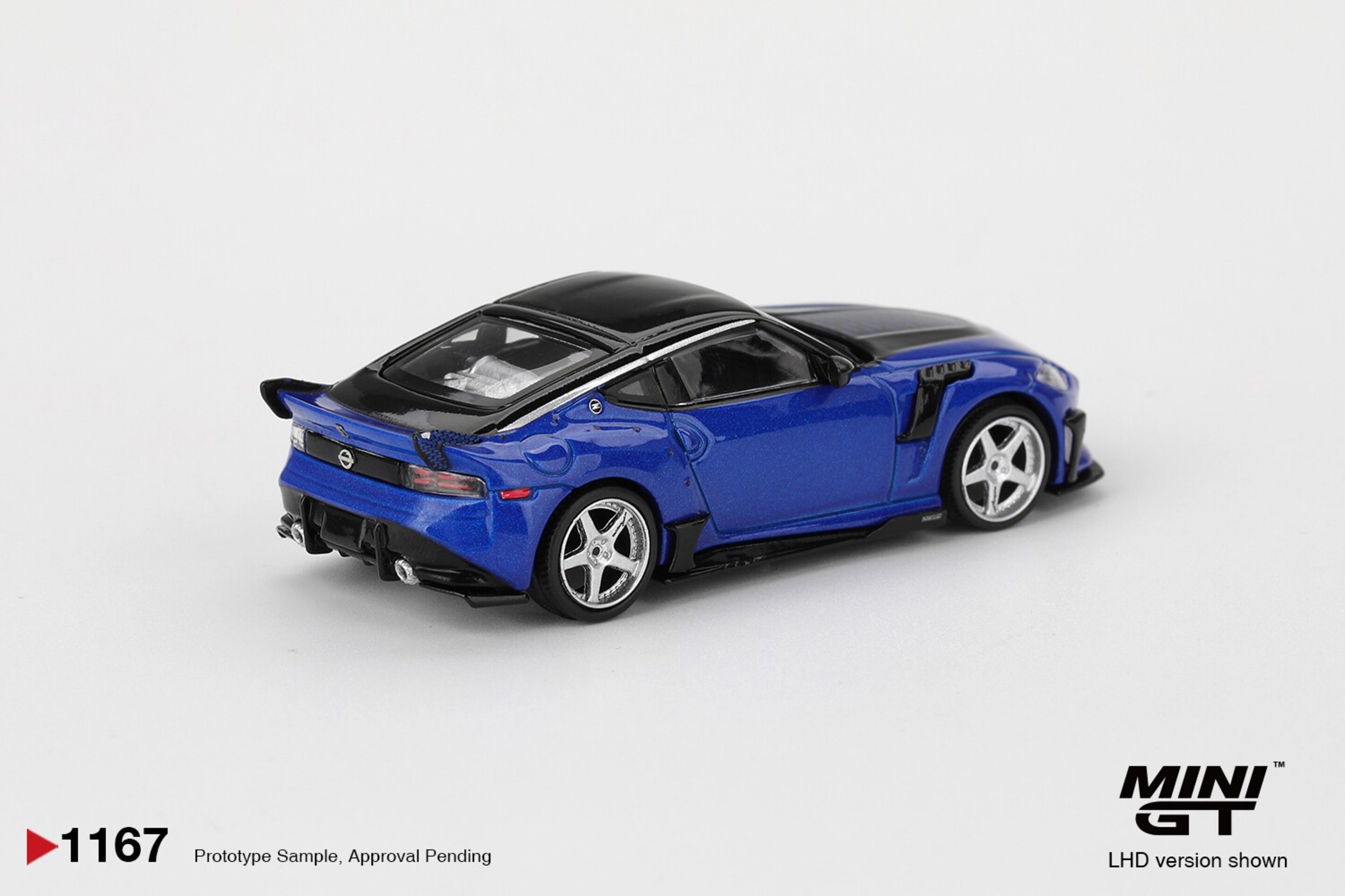 (PRE VENTA) 1:64 NISSAN FAIRLADY Z VEILSIDE FFZ400 SEIRAN BLUE 2024 Mini GT - 4