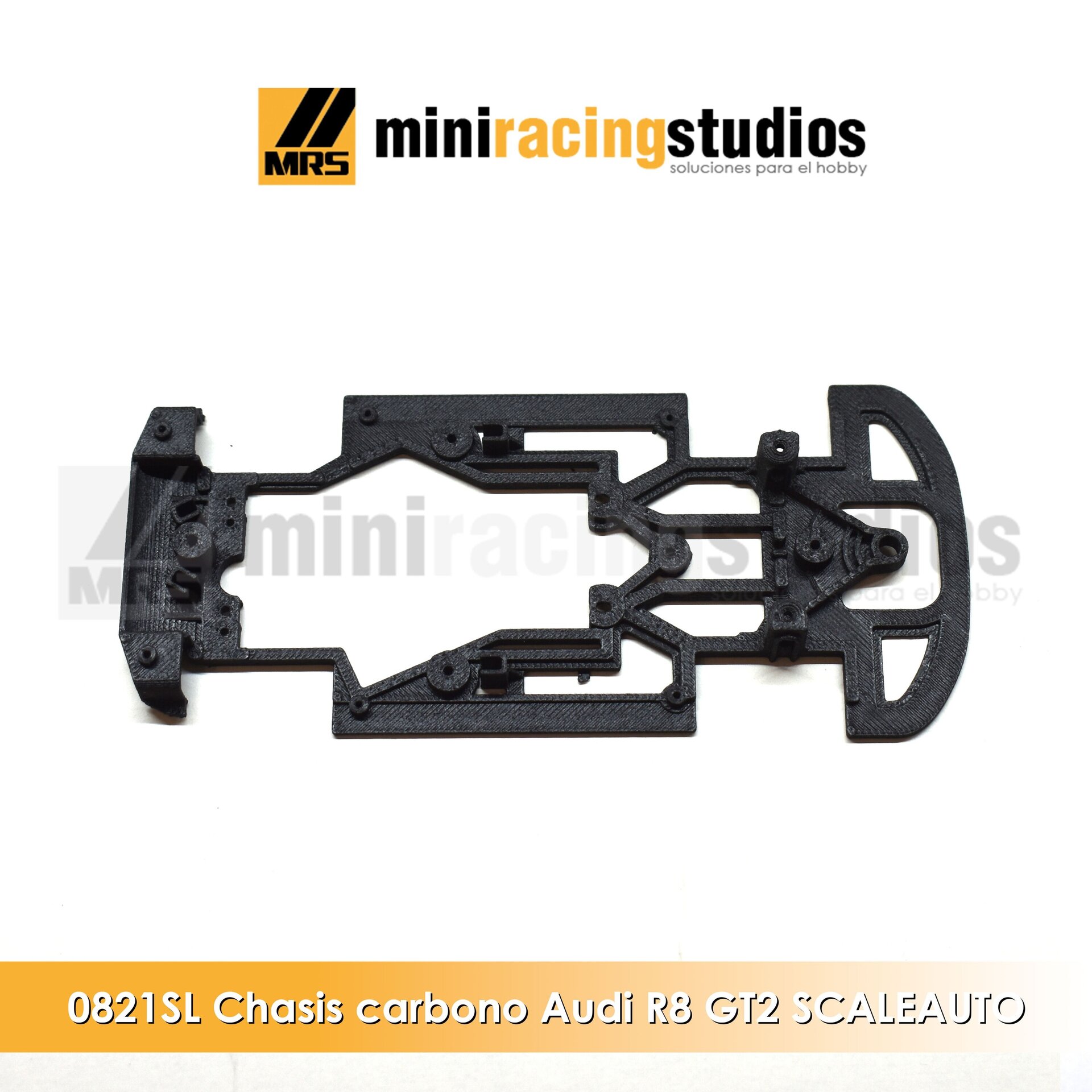 Chasis 3D Audi R8 GT Scaleauto – Composite Carbono – Slot.it / RT3 - 3