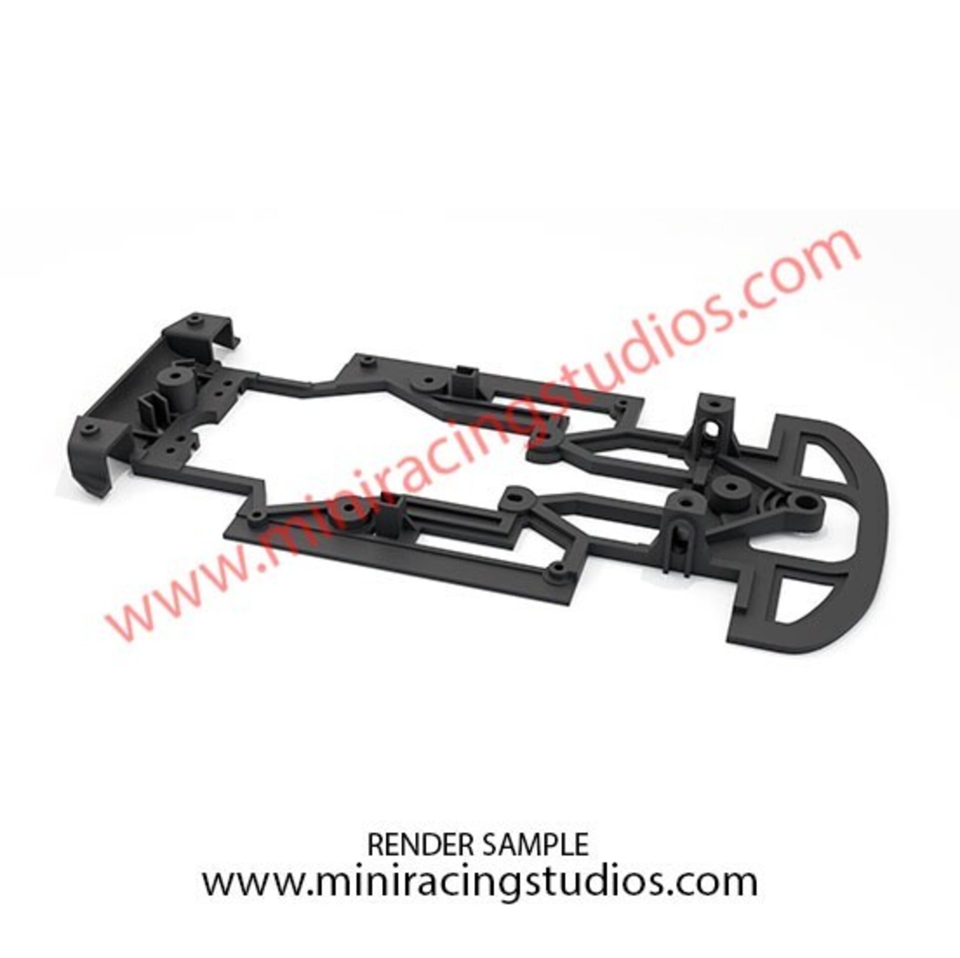 Chasis 3D Audi R8 GT Scaleauto – Composite Carbono – Slot.it / RT3 - 3