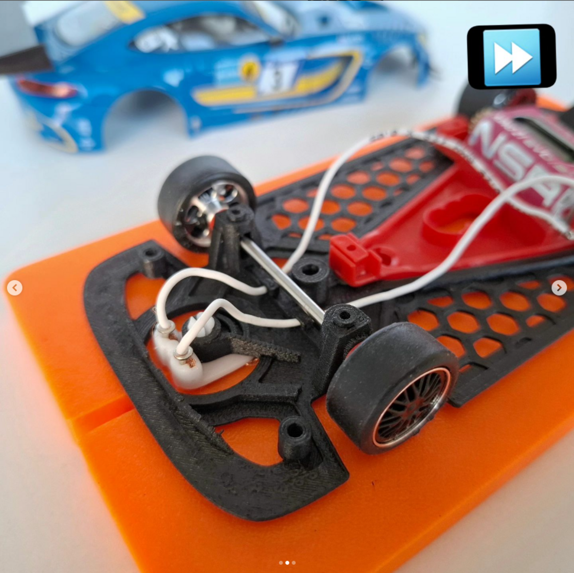 Chasis 3D para el Mercedes AMG GT3 NSR para soporte NSR - 5