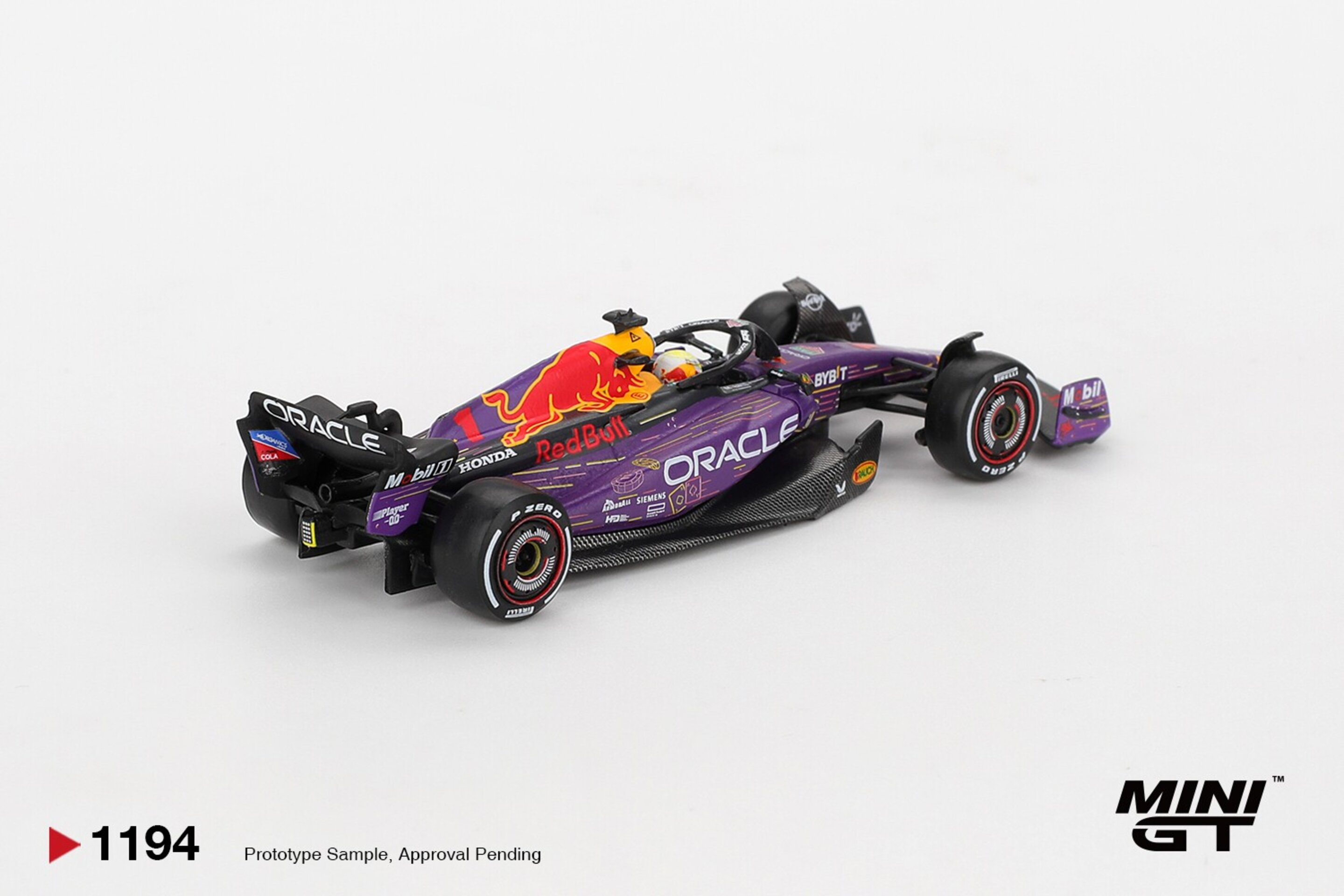 (PRE VENTA) 1:64 RED BULL RACING RB19 #1 M.VERSTAPPEN LAS VEGAS GP23 WIN Mini GT - 4
