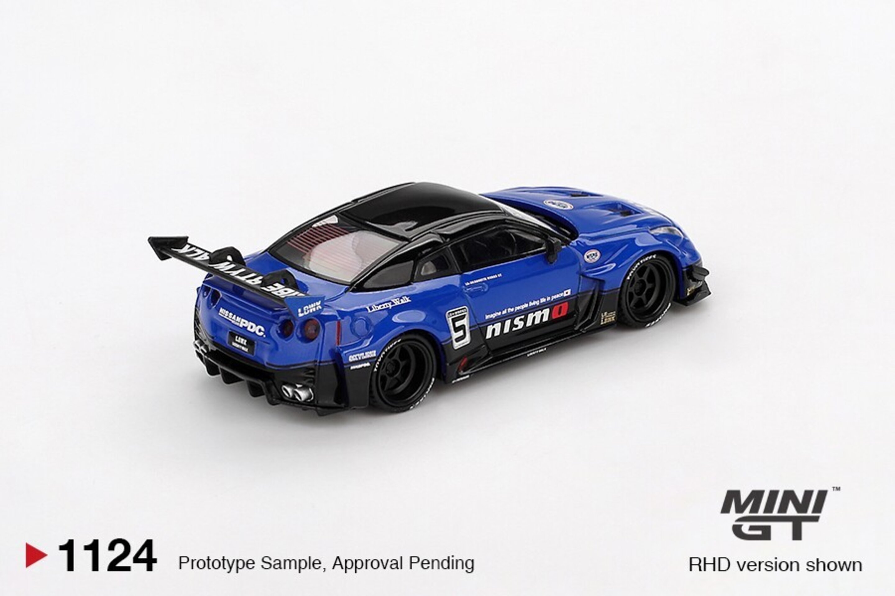 (PRE VENTA) Mini GT 1:64 Nissan GT-R R35 LB-Silhouette Works GT Blue 2025 - 2