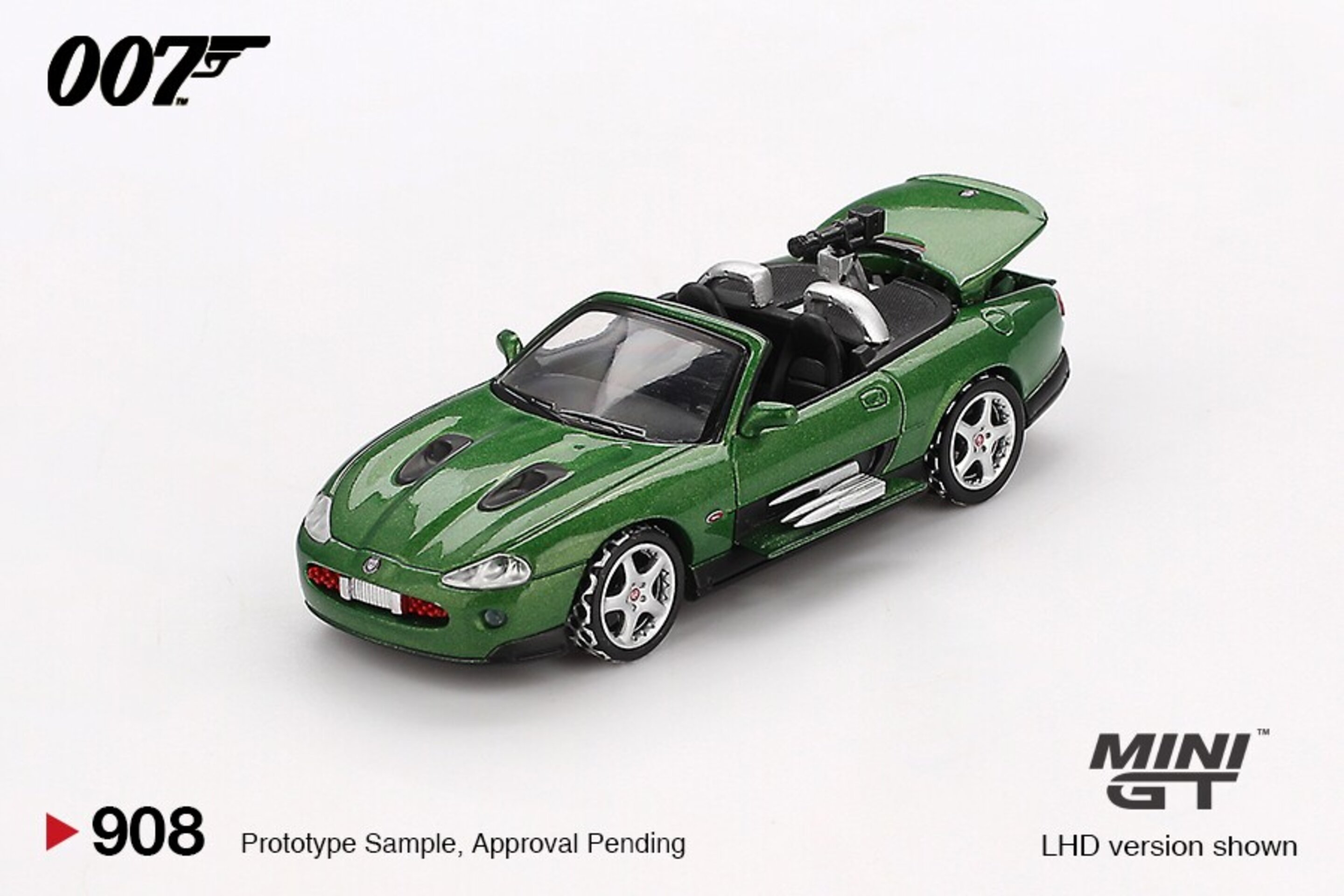 (PRE VENTA) 1:64 JAGUAR XKR DIE ANOTHER DAYENGLISH PACKAGING 2002  Mini GT - 2