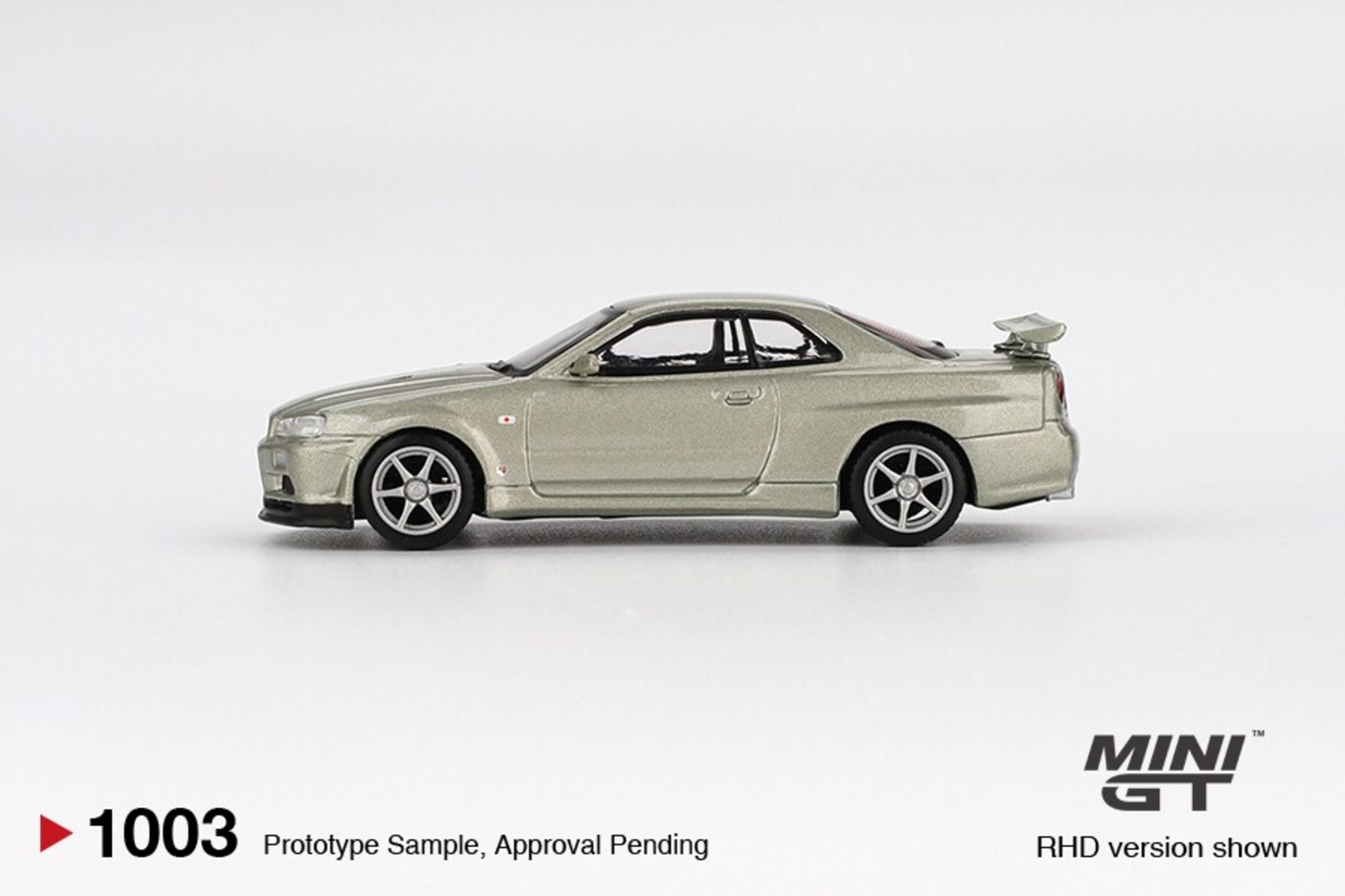 NISSAN SKYLINE GT-R (R34) VSPEC II NÜR MILLENIUM JADE  Mini GT 1/64( PRE VENTA ) - 4