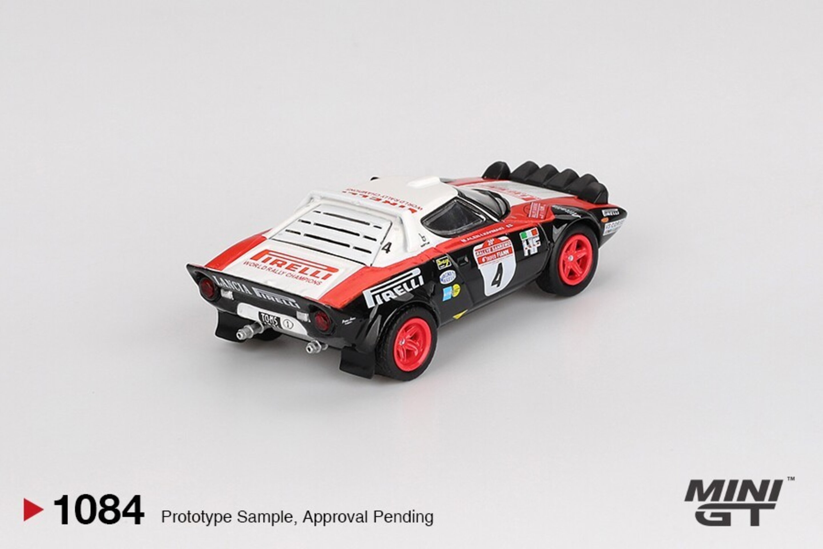 (PRE VENTA) Mini GT 1:64 Lancia Stratos HF #4 Rally Sanremo Winner 1978 - 4