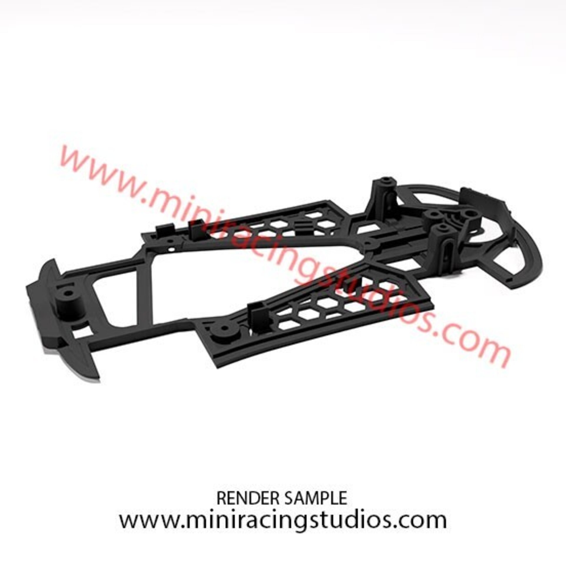 Chasis 3D Chevrolet Corvette C8R NSR – Carbono, Compatible con Soporte  NSR - 4