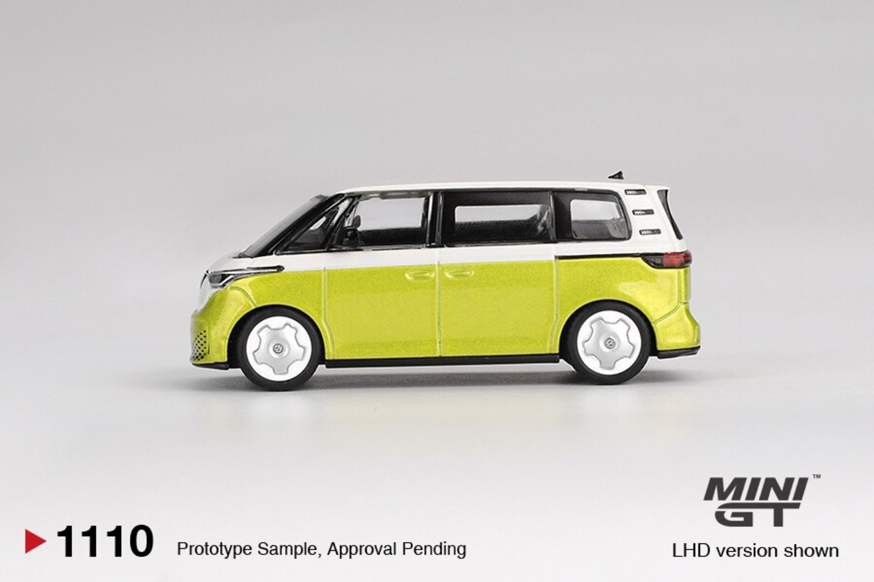 (PRE VENTA) VOLKSWAGEN ID.BUZZ CANDY WHITE - POMELO YELLOW 2023 – Mini GT 1:64 - 3