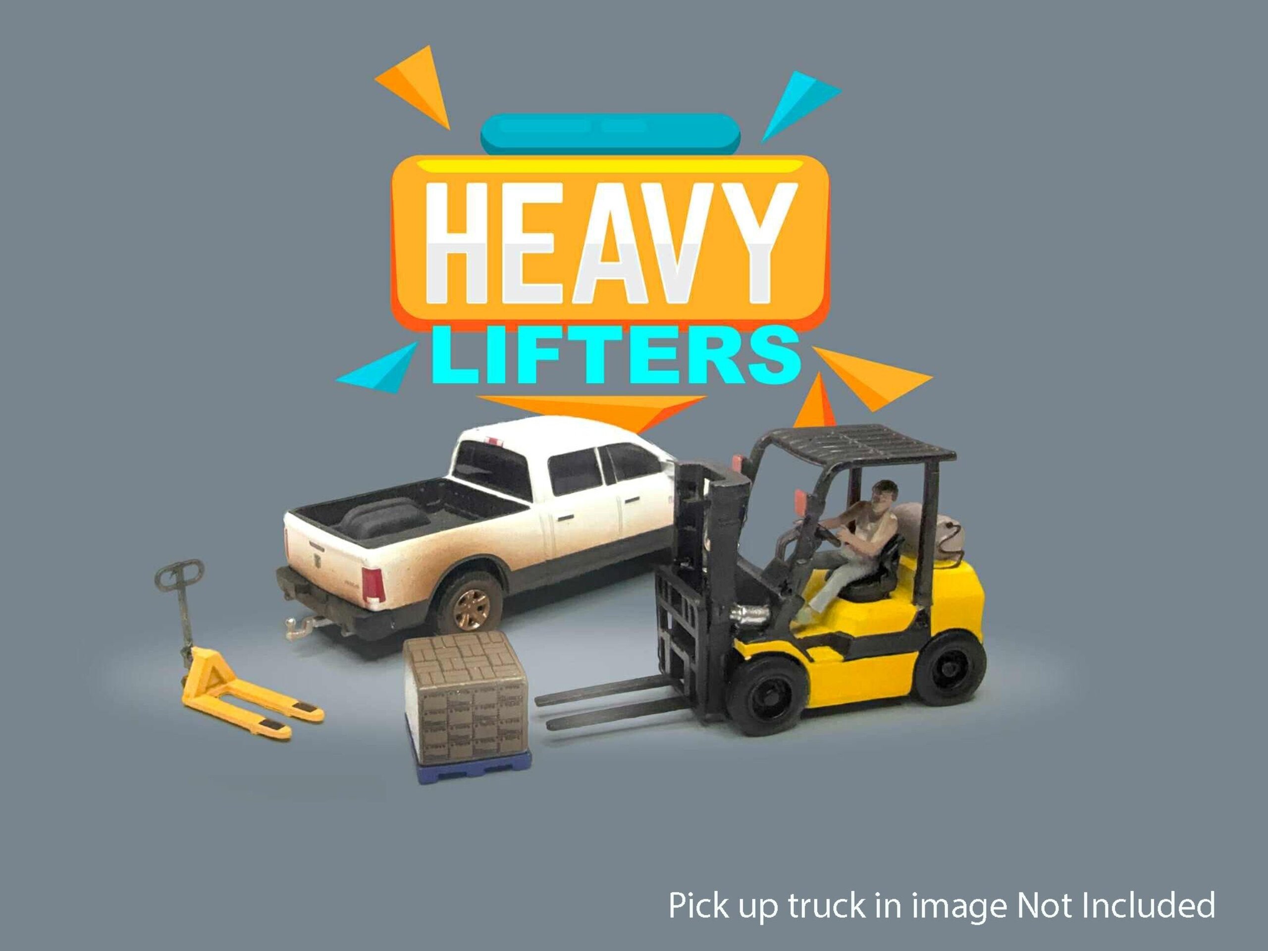 (PRE VENTA) American Diorama 1:64 Heavy Lifters – Carretilla Elevadora - 2