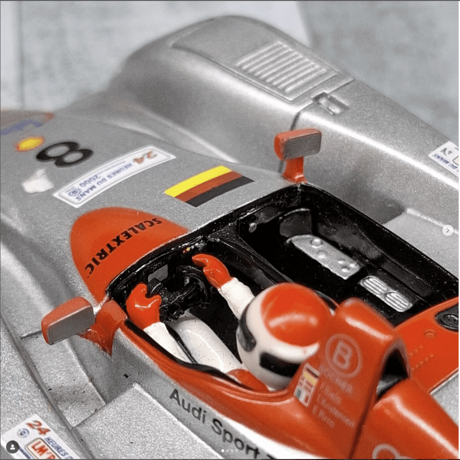 Retrovisores 3D Audi R8 LM de Scalextric / SCX - Flexible o Plástico - 8