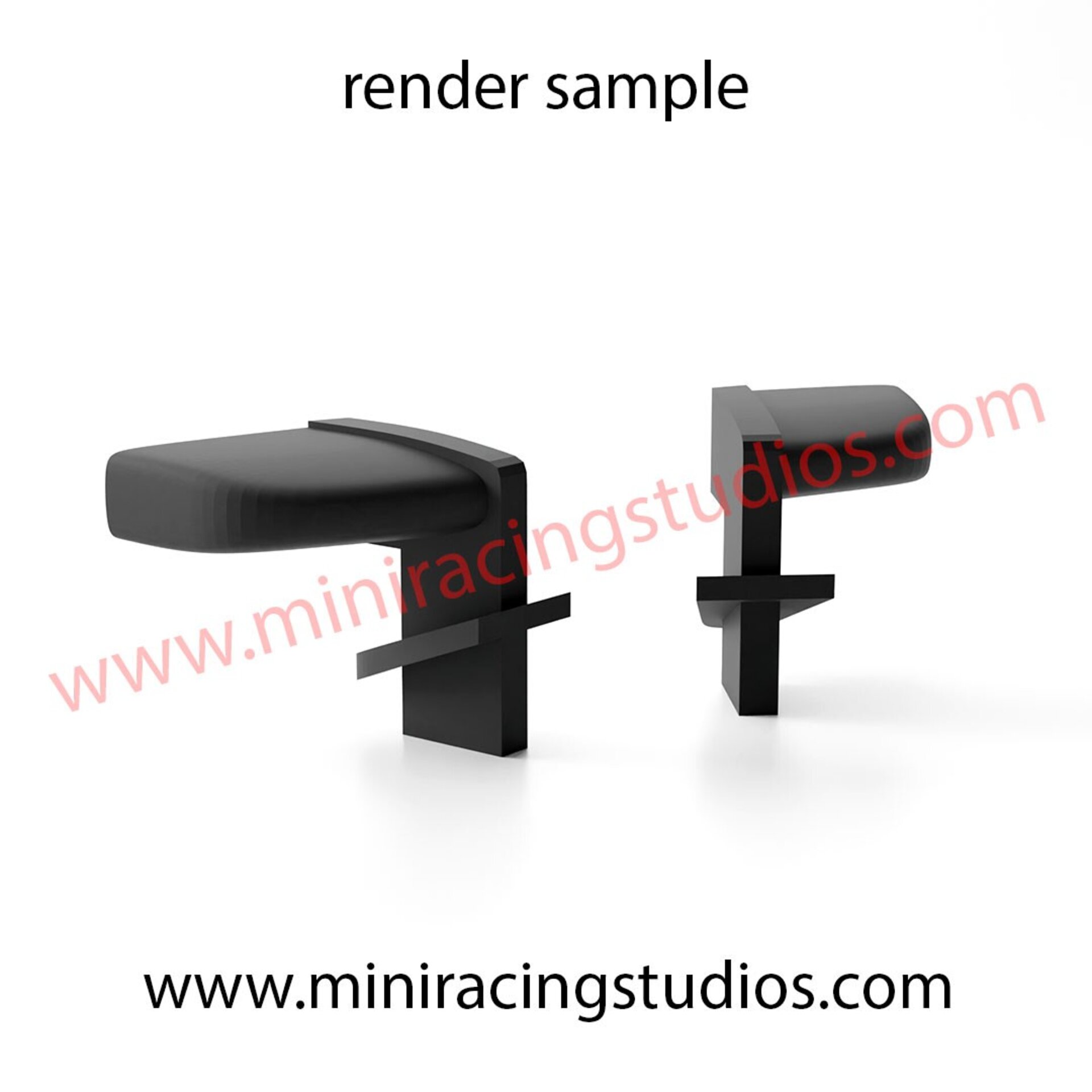 Retrovisores 3D para BMW M Hybrid V8 Scaleauto – MiniRacingStudios Flex/Rígido - 3