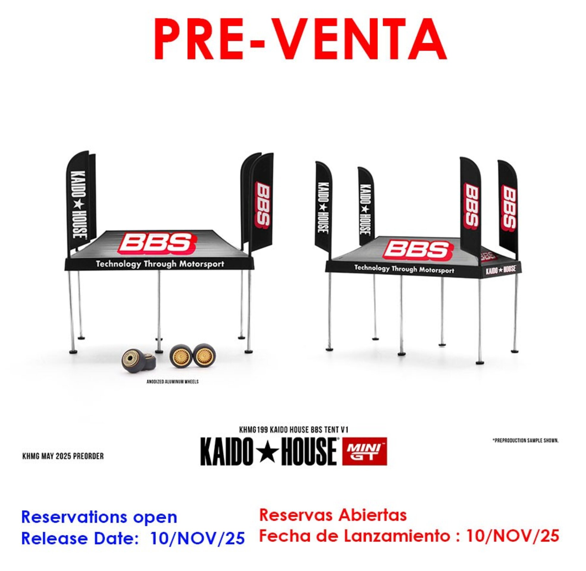 Mini GT 1:64   KAIDO HOUSE BBS TENT V1 2024 ( PRE VENTA ) - 1