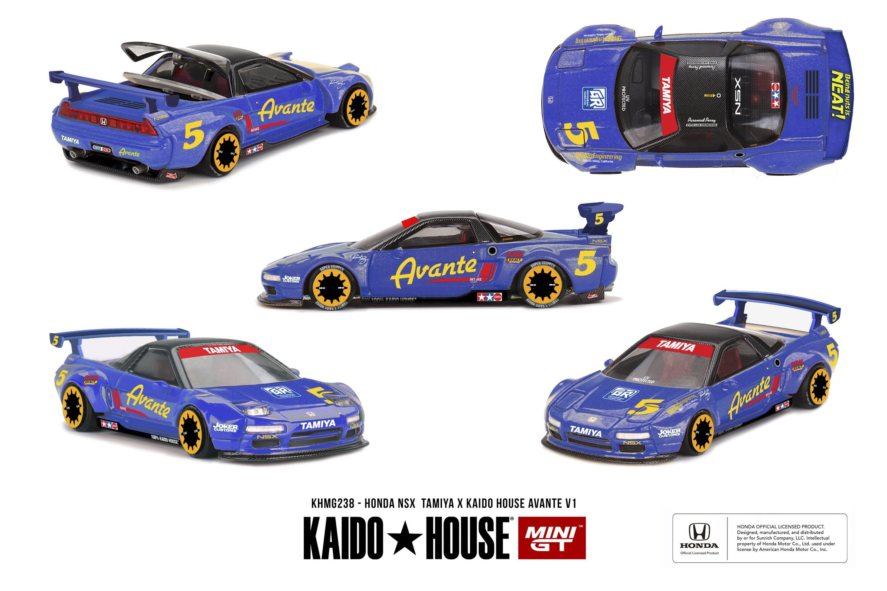 (PRE VENTA) 1:64 Honda NSX Tamiya  “Avante” V1 – Mini GT x Kaido House - 2