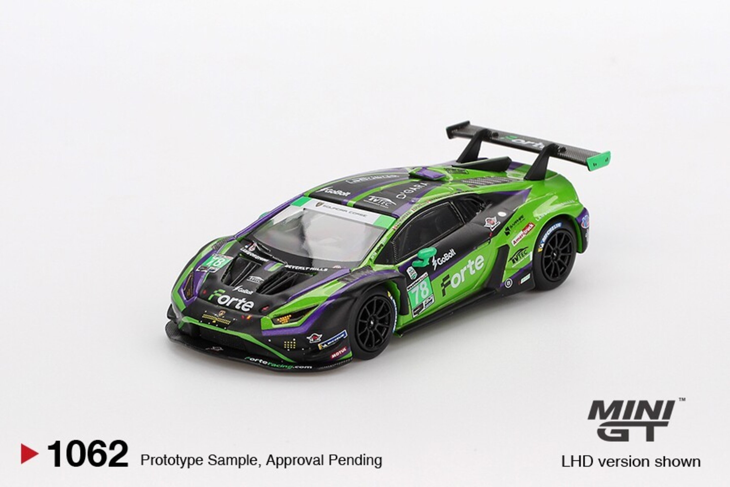 (PRE VENTA) 1:64 Lamborghini Huracán GT3 EVO2 #78 Forte Racing – Daytona 24H 202 - 4