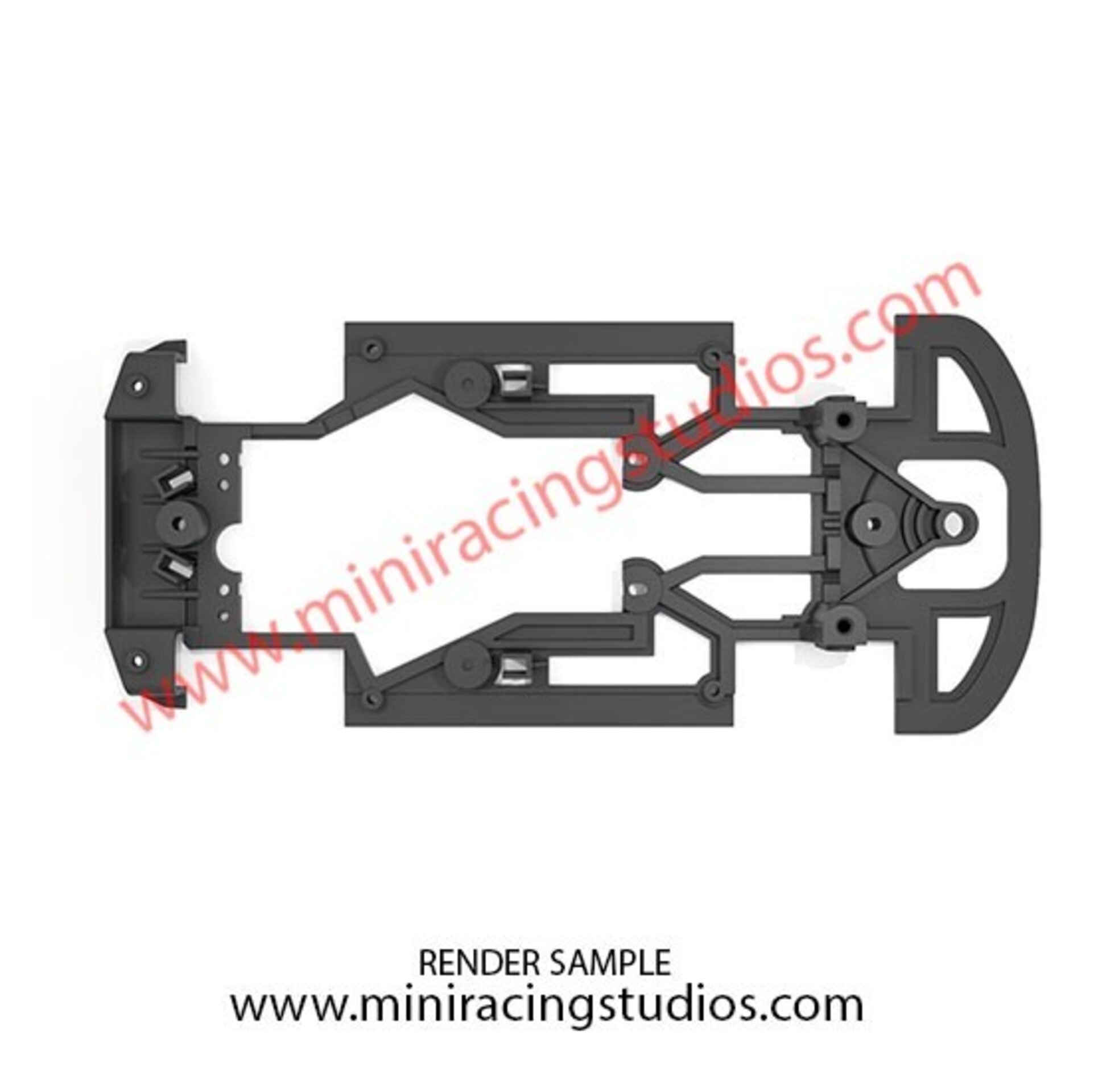 Chasis 3D Audi R8 GT Scaleauto – Composite Carbono – Slot.it / RT3 - 4