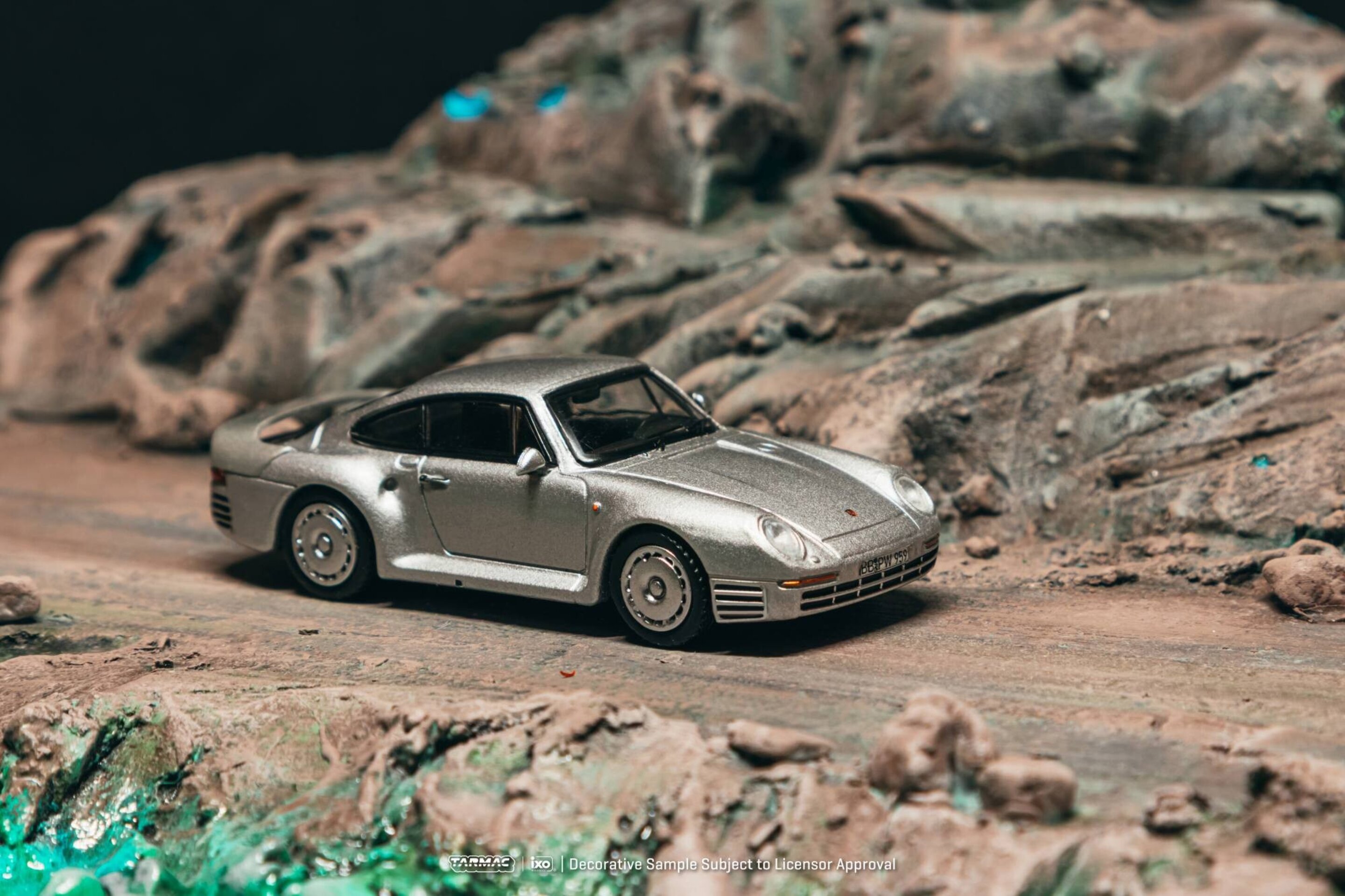 (PRE VENTA) 1:64 PORSCHE 959 SILVER 1989 TARMAC WORKS - 4