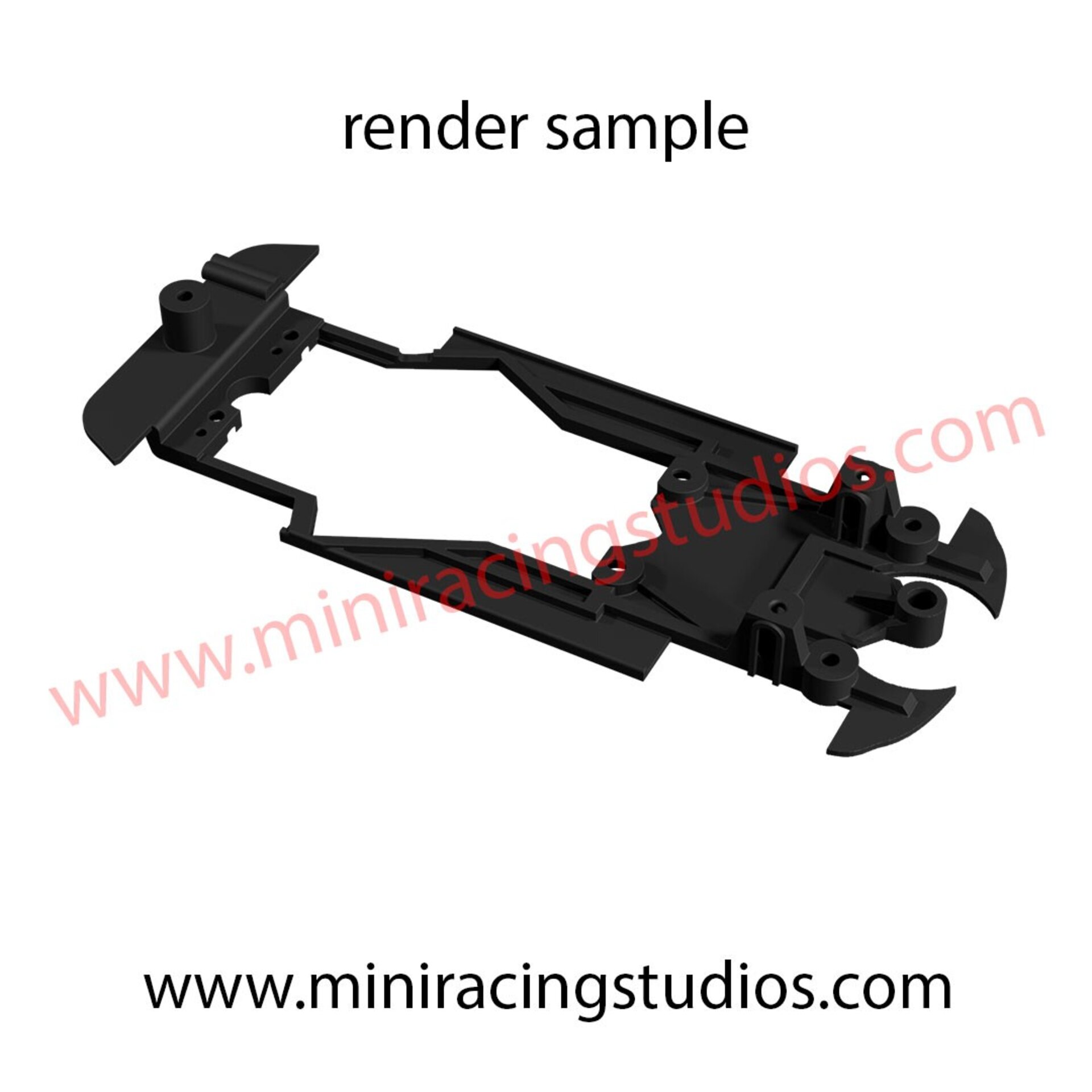 Chasis 3D Alfa 156 Fly / Flyslot / SlotWings Compatible con Slot.it. - 2