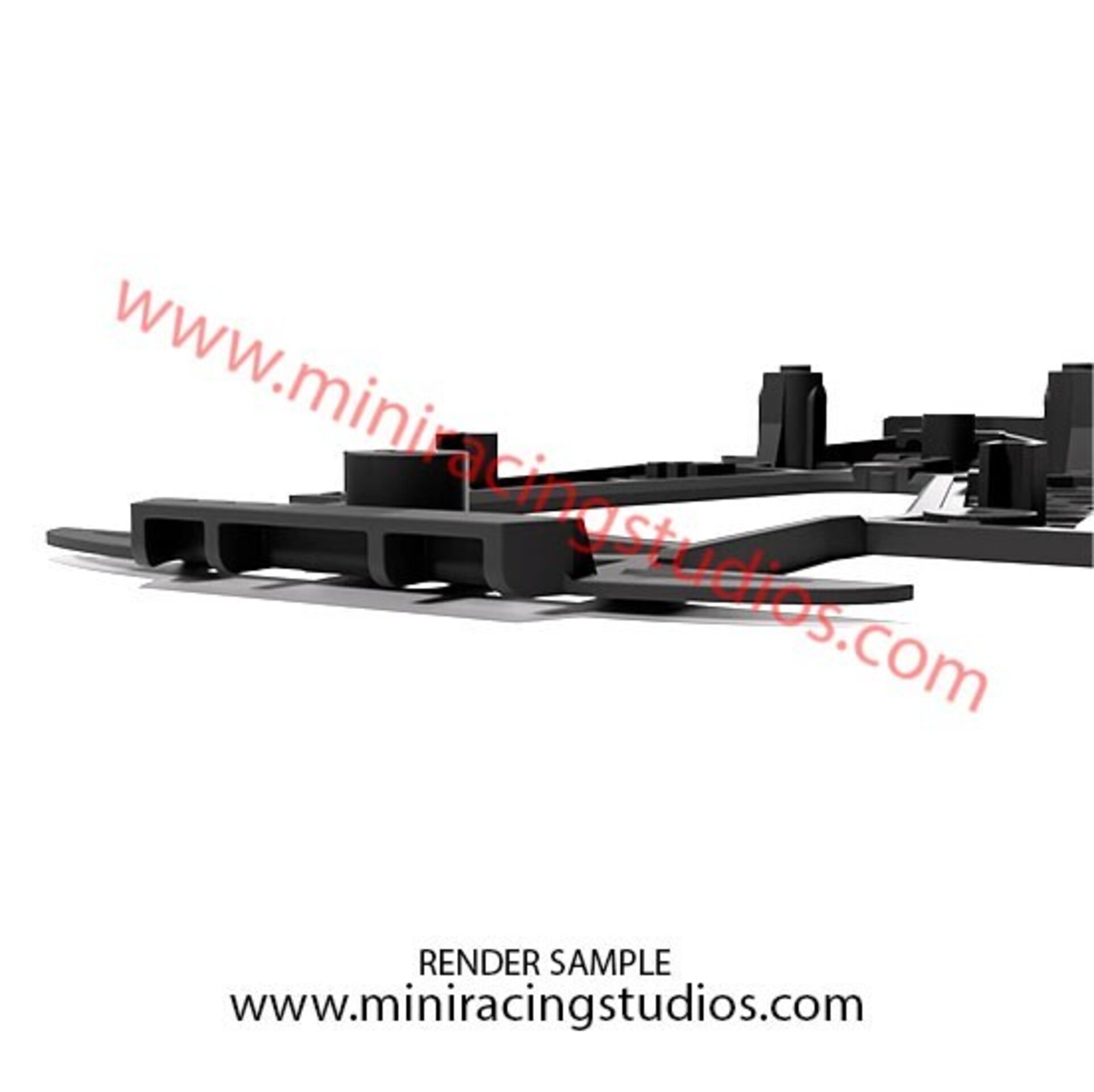Chasis 3D Chevrolet Corvette C8R NSR – Carbono, Compatible con Soporte  NSR - 6