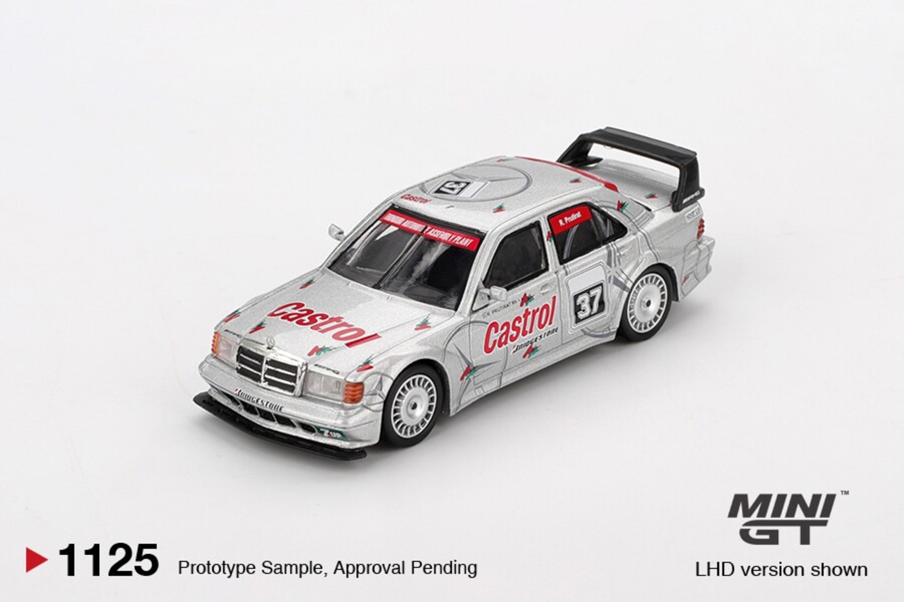 (PRE VENTA) Mini GT 1:64 Mercedes-Benz 190E 2.5-16 Evo II #37 Asia Touring Car - 2
