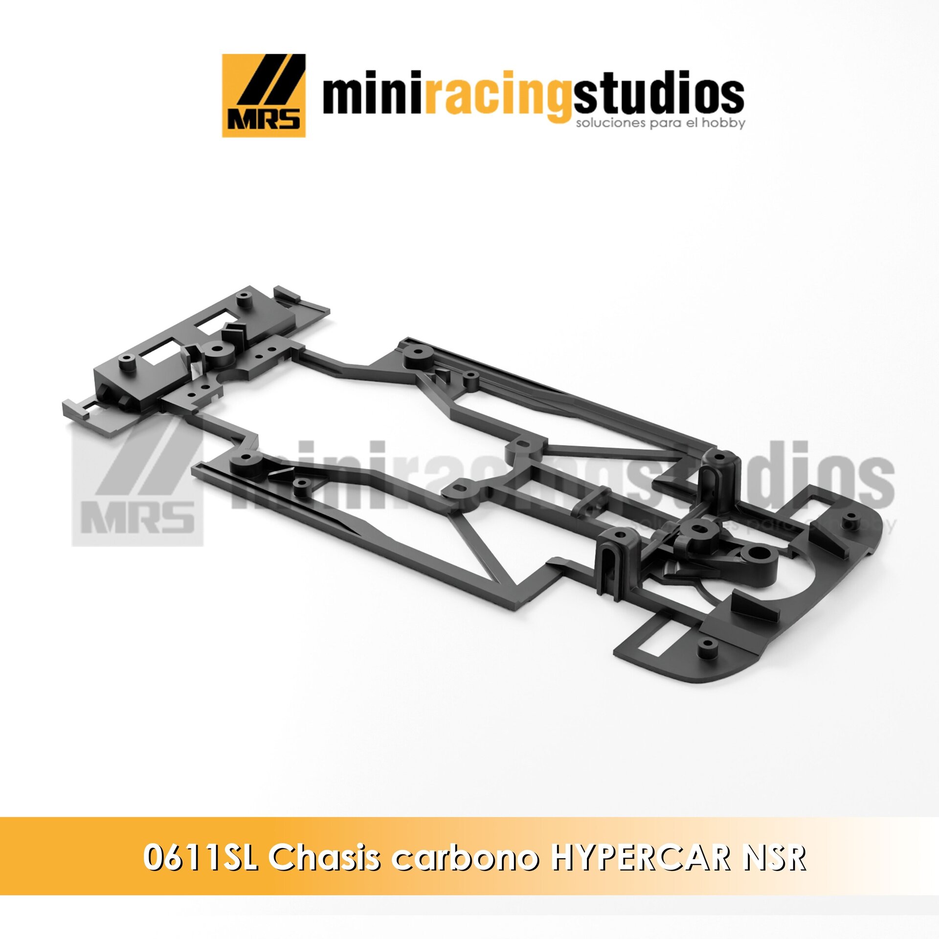 Chasis 3D Porsche 963 de SCALEAUTO Bicomponente compatible con Slot.it / Rt3 - 7