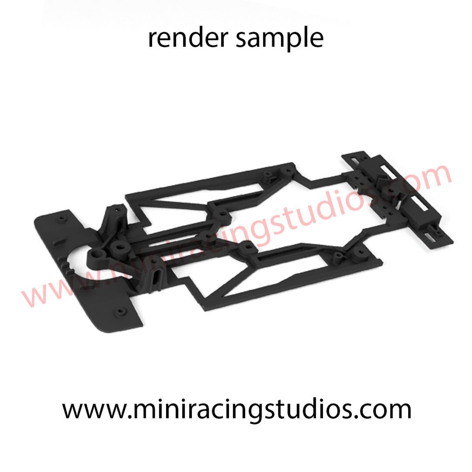 Chasis 3D Cadillac V - LMdH SCALEAUTO  Bicomponente compatible con Slot.it / Rt3 - 3