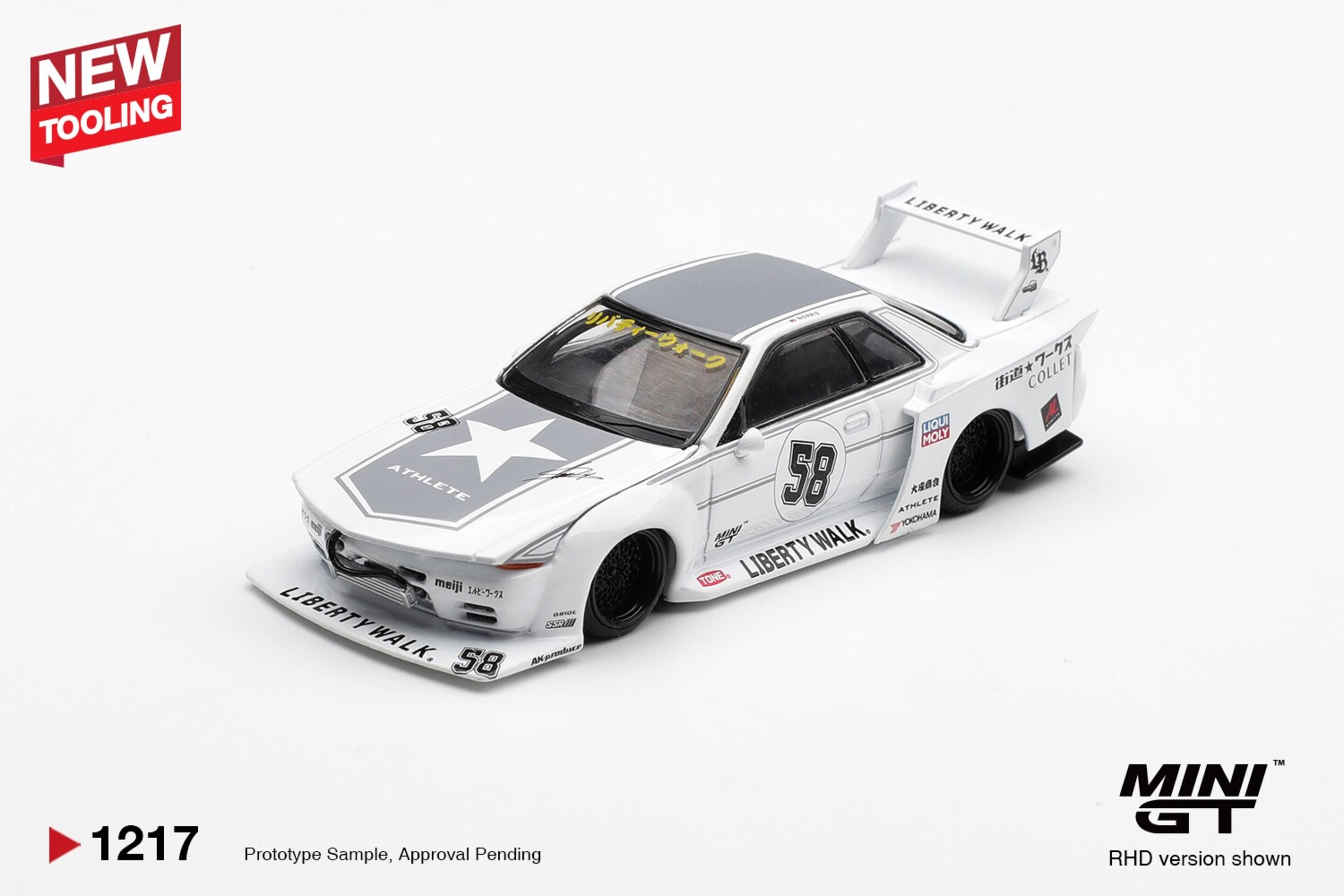(PRE VENTA)1:64 NISSAN GTR (R32) LB-KAIDO WORKS TAS 2025 Mini GT - 2