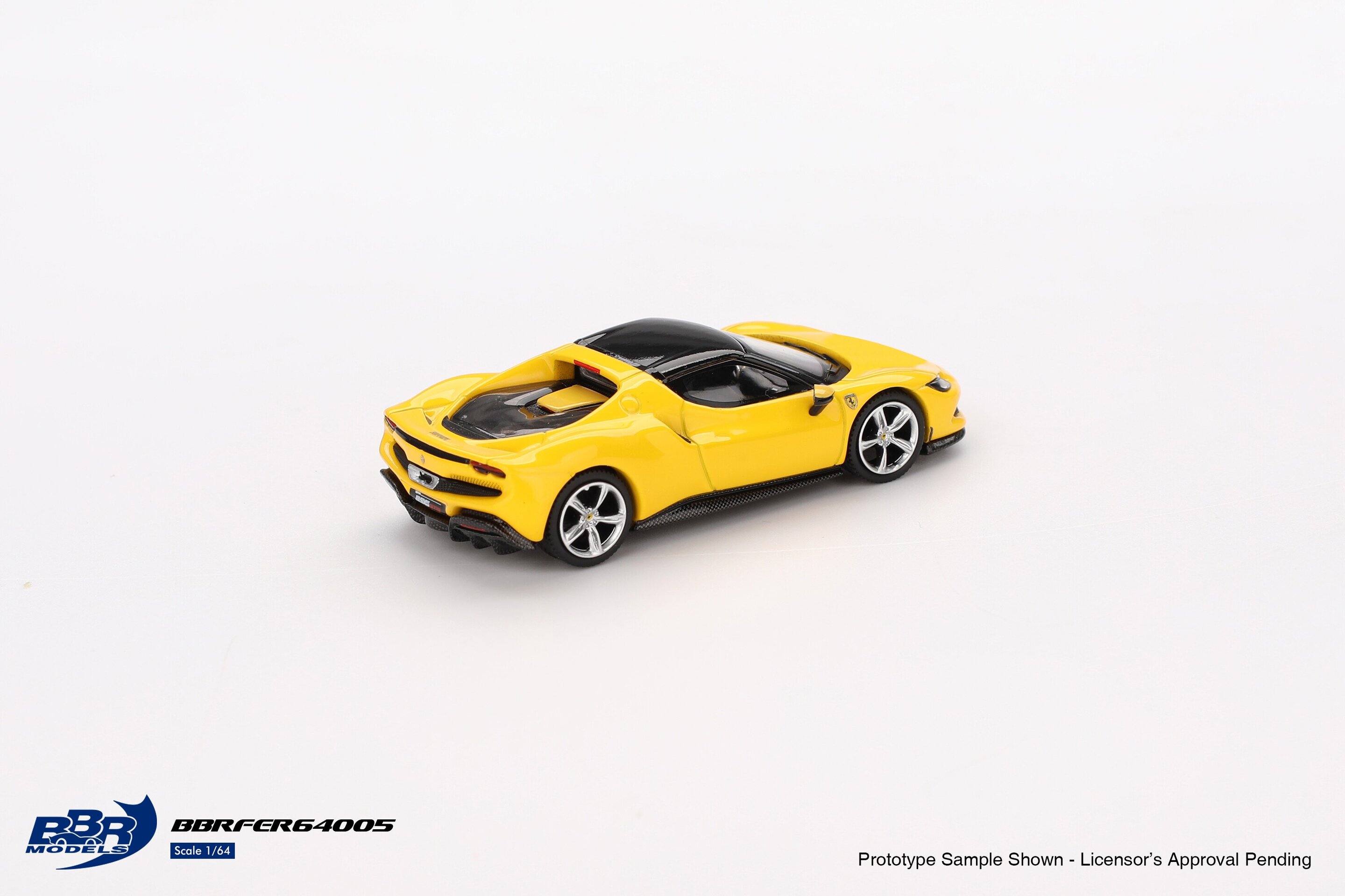 (PRE VENTA) 1:64 Ferrari 296 GTB Giallo Modena 2024 BBR Models - 4