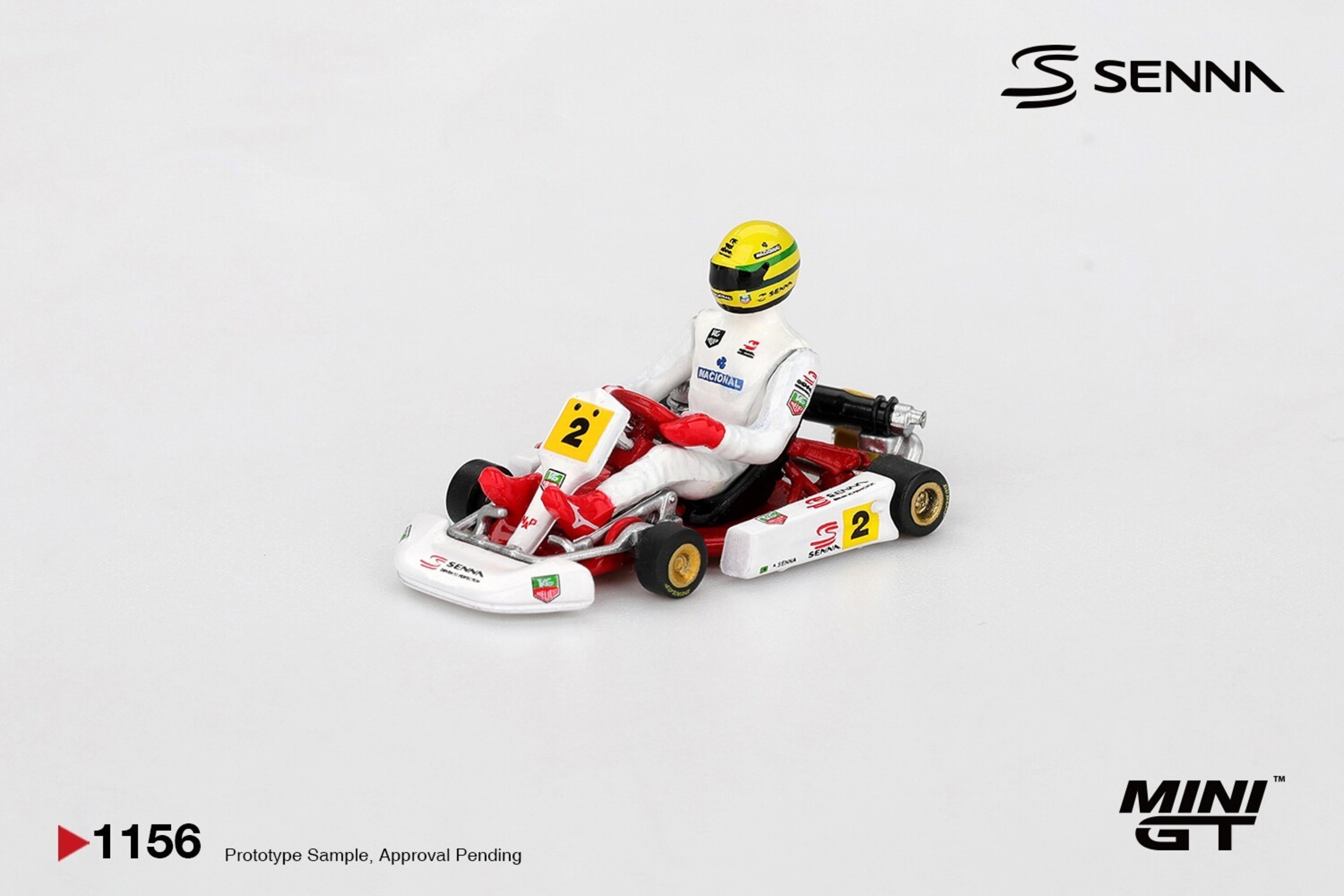 (PRE VENTA) MINI GT 1:64 KART FORMULA K #2 AYRTON SENNA MASTERS OF PARIS 1993 - 2