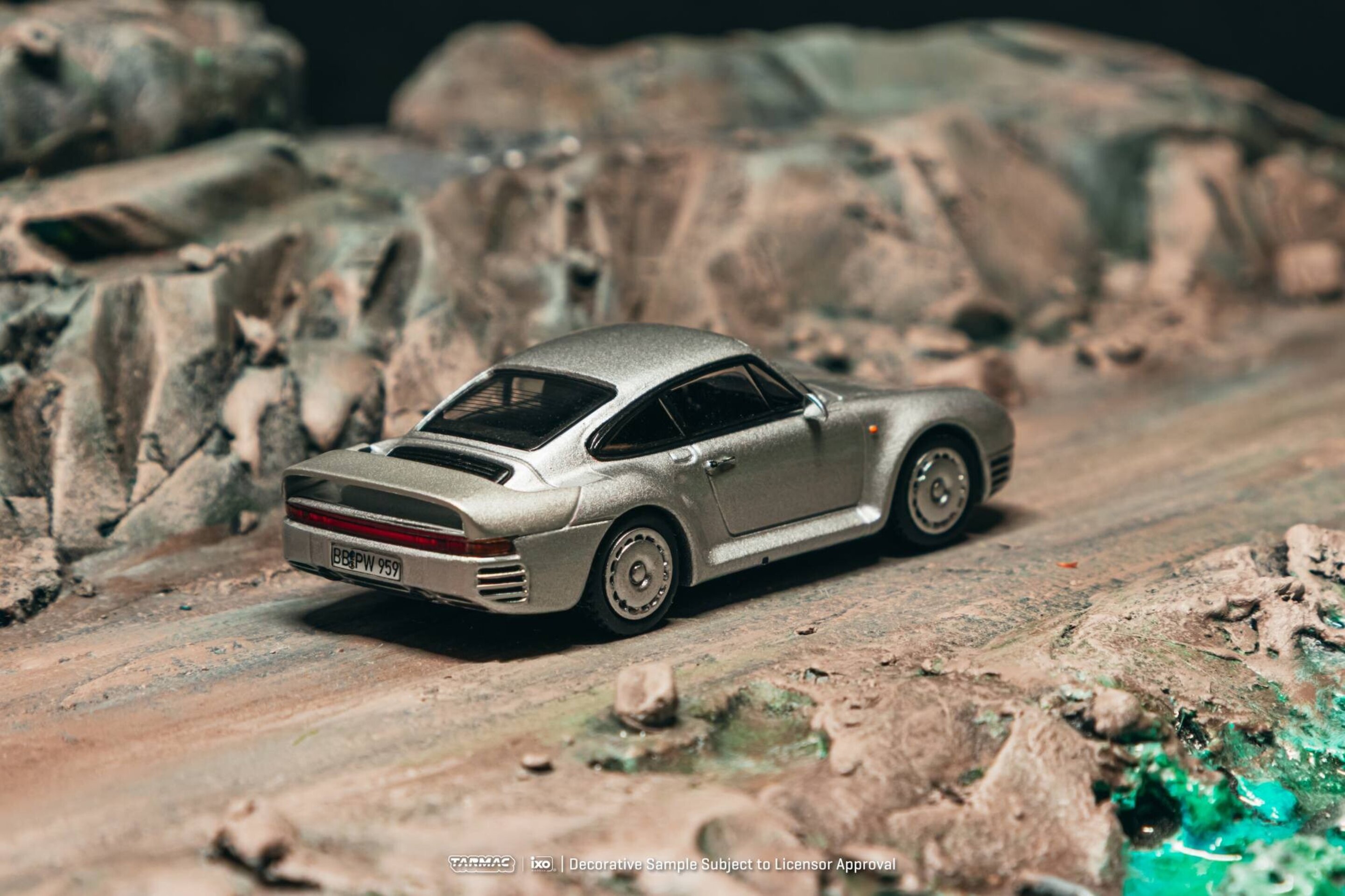 (PRE VENTA) 1:64 PORSCHE 959 SILVER 1989 TARMAC WORKS - 3