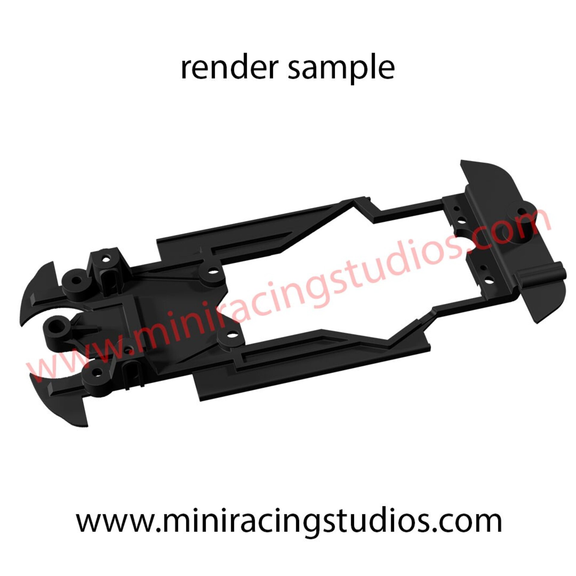 Chasis 3D Alfa 156 Fly / Flyslot / SlotWings Compatible con Slot.it. - 3