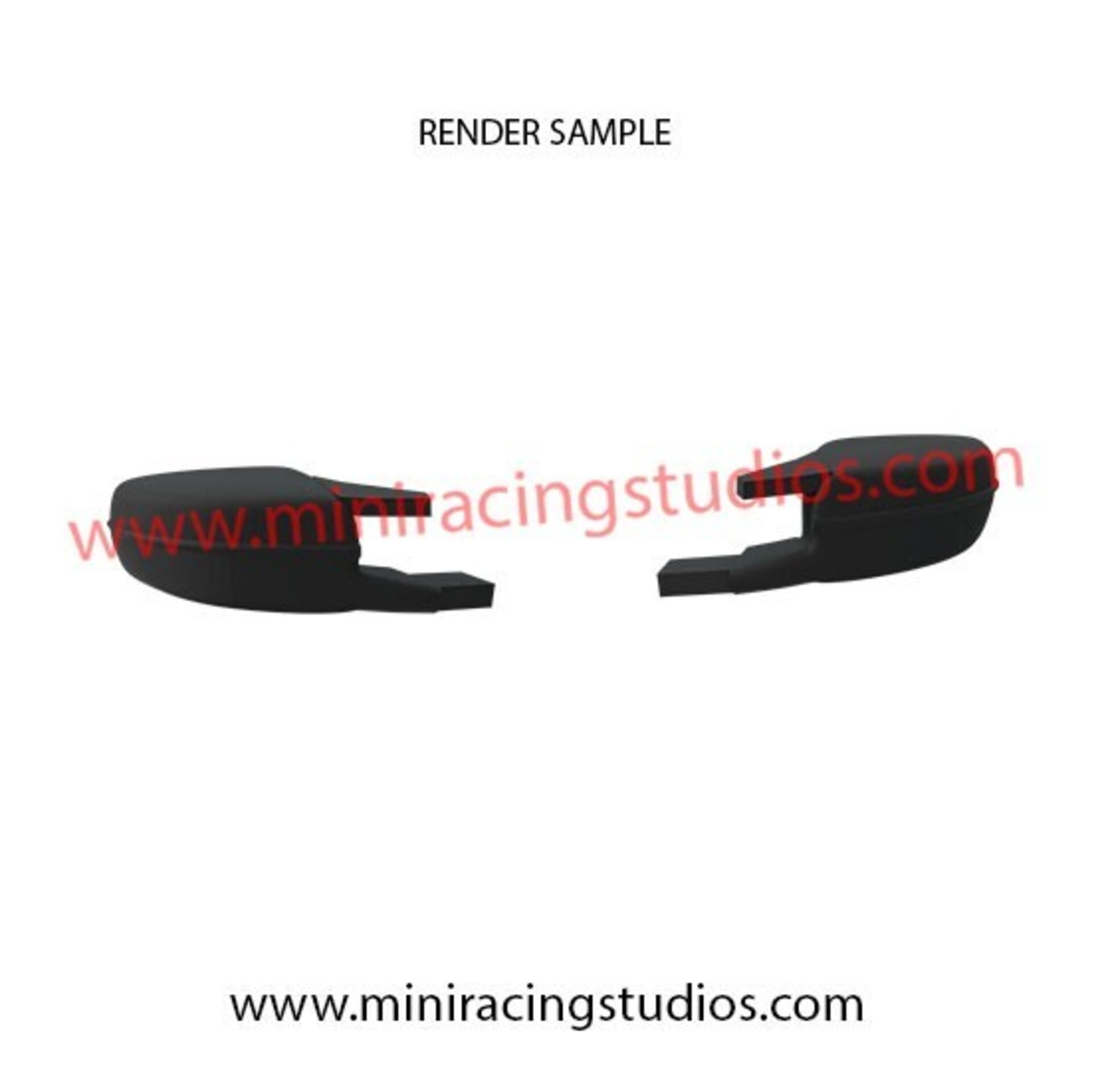 Retrovisores 3D para BMW M4 GT en Plástico o Flexible - 3
