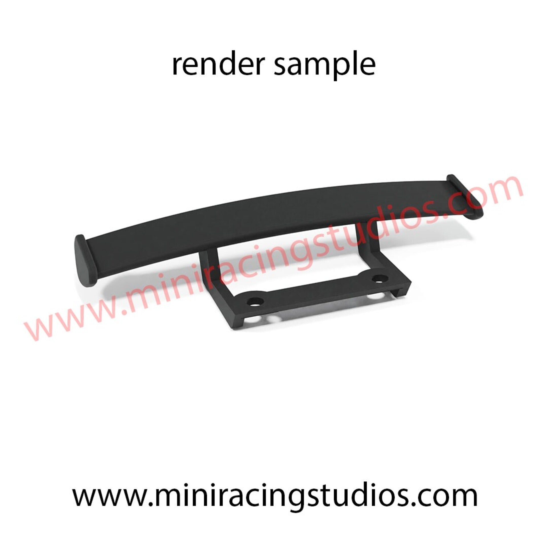 Alerón 3D Volkswagen Golf MK IV de Ninco Flexible o Plástico - 3