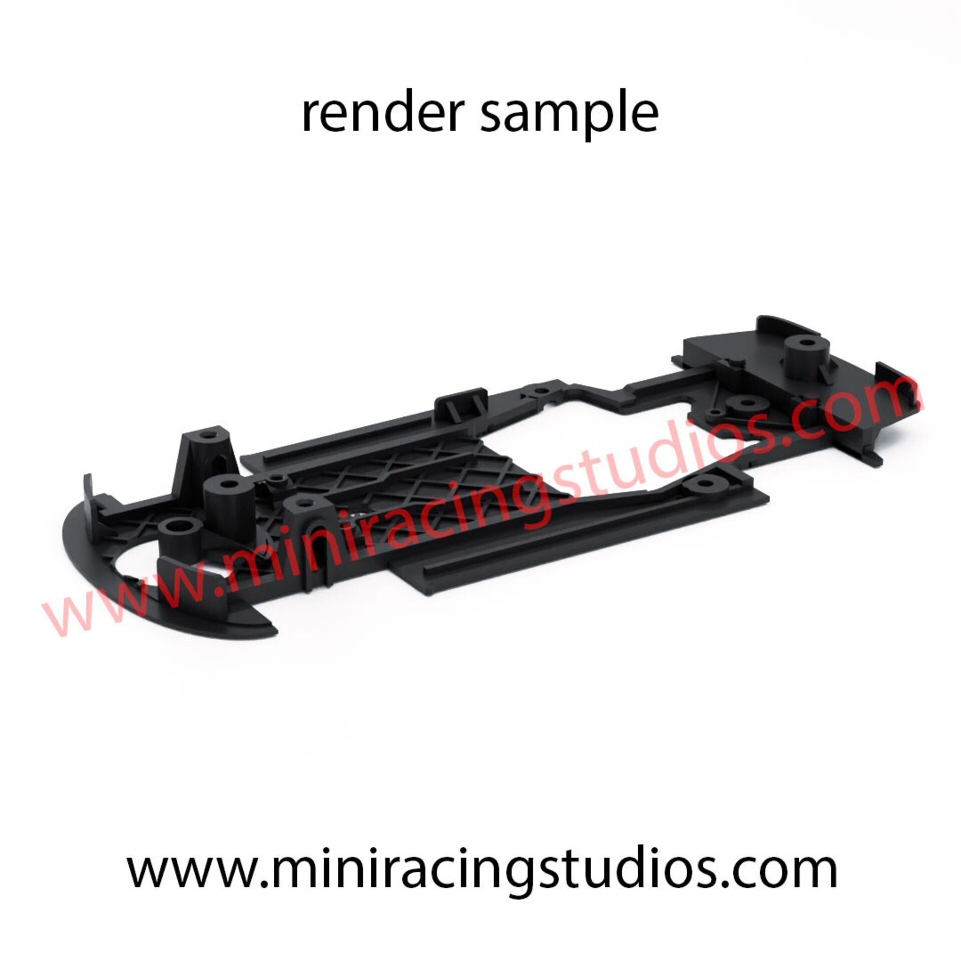 Chasis BMW M3 GTR de Ninco compatible con Slot.it o Black Arrow - 5