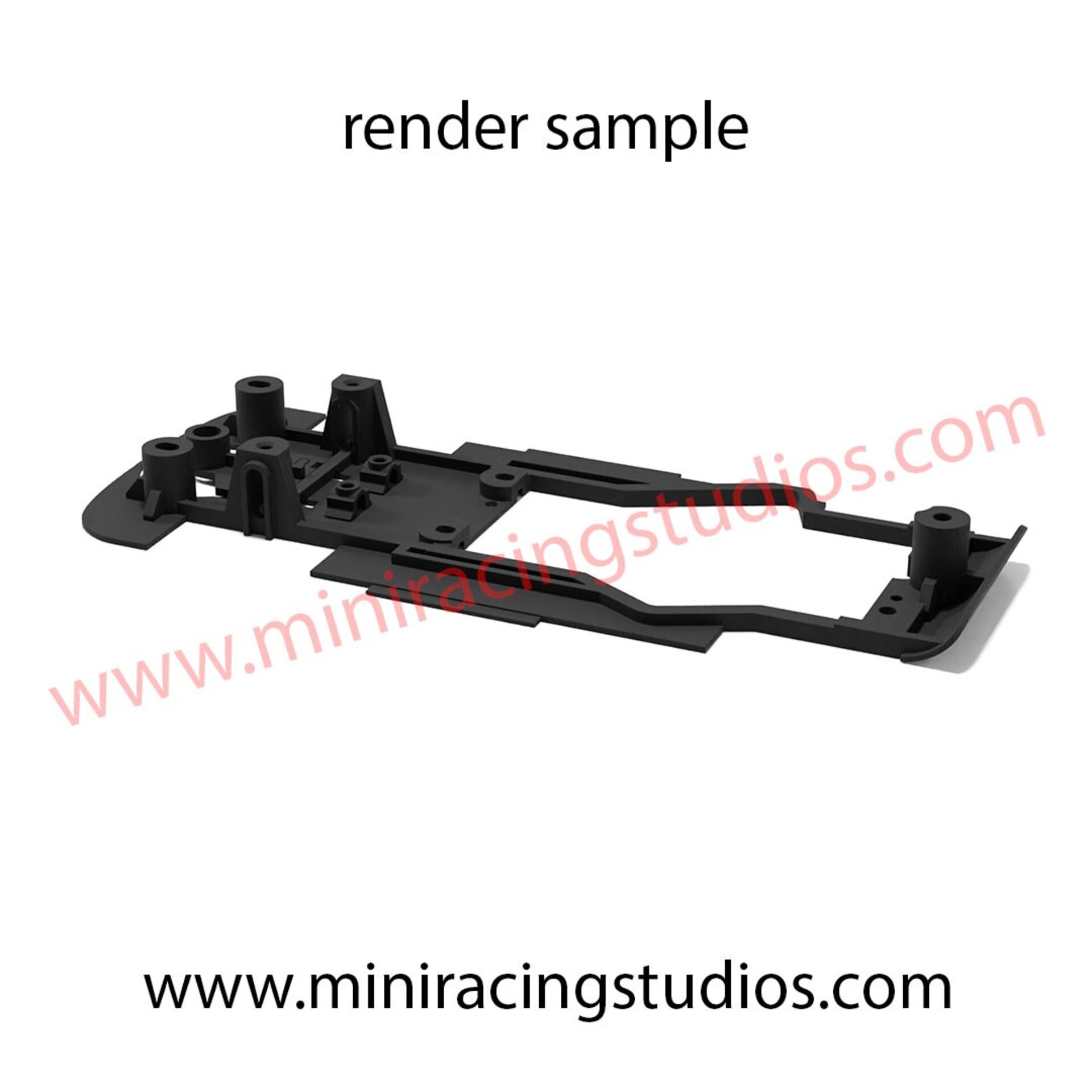 Chasis 3D para el Ford PUMA de SCALEXTRIC / SCX  Rally  Compatible con SLOT.IT - 2