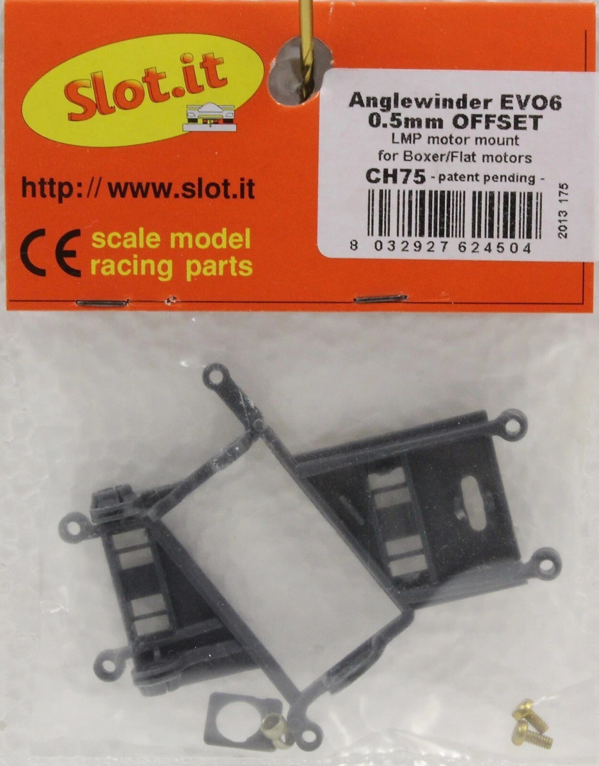 Soporte motor anglewinder offset 0,5 mm EVO6 Slot.it - 2