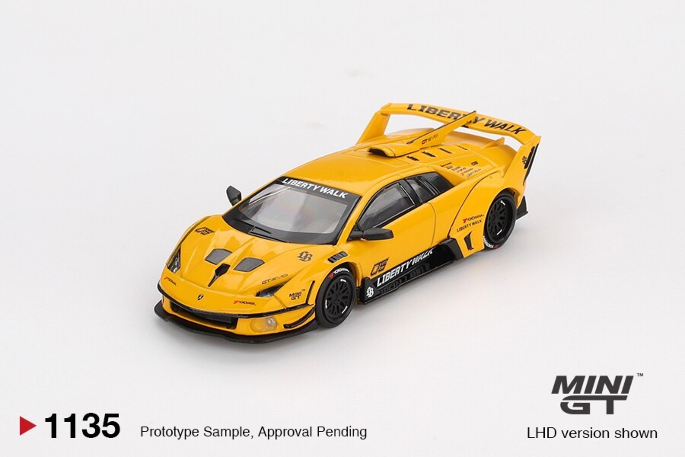 (PRE VENTA) 1:64 LAMBORGHINI MURCIELAGO LB- SILHOUETTE WORKS GT EVO YEL  Mini GT - 2