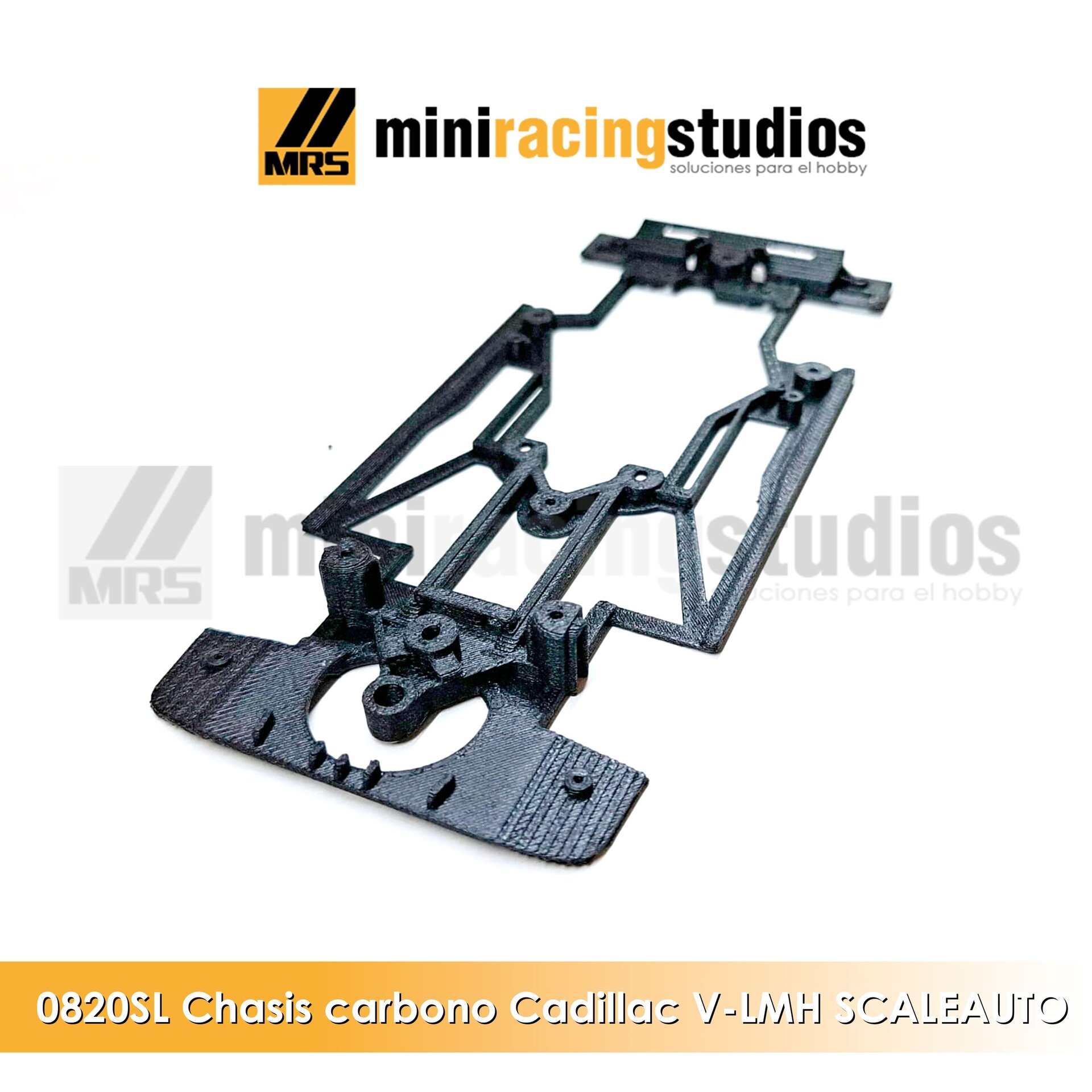 Chasis 3D Cadillac V - LMdH SCALEAUTO  Bicomponente compatible con Slot.it / Rt3 - 4