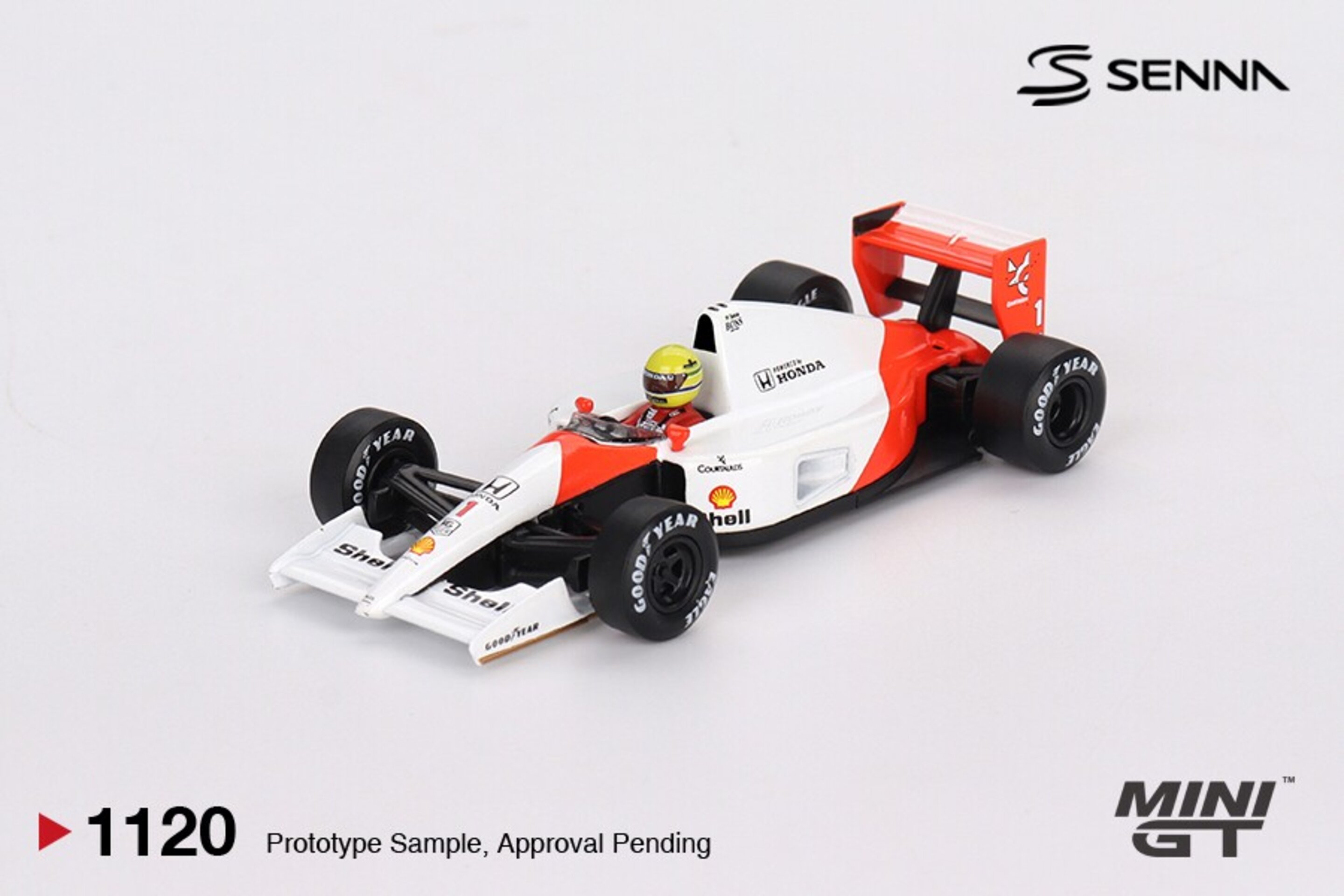 (PRE VENTA) Mini GT 1:64 McLaren MP4/4 Ayrton Senna – Japanese GP Winner 1988 - 2