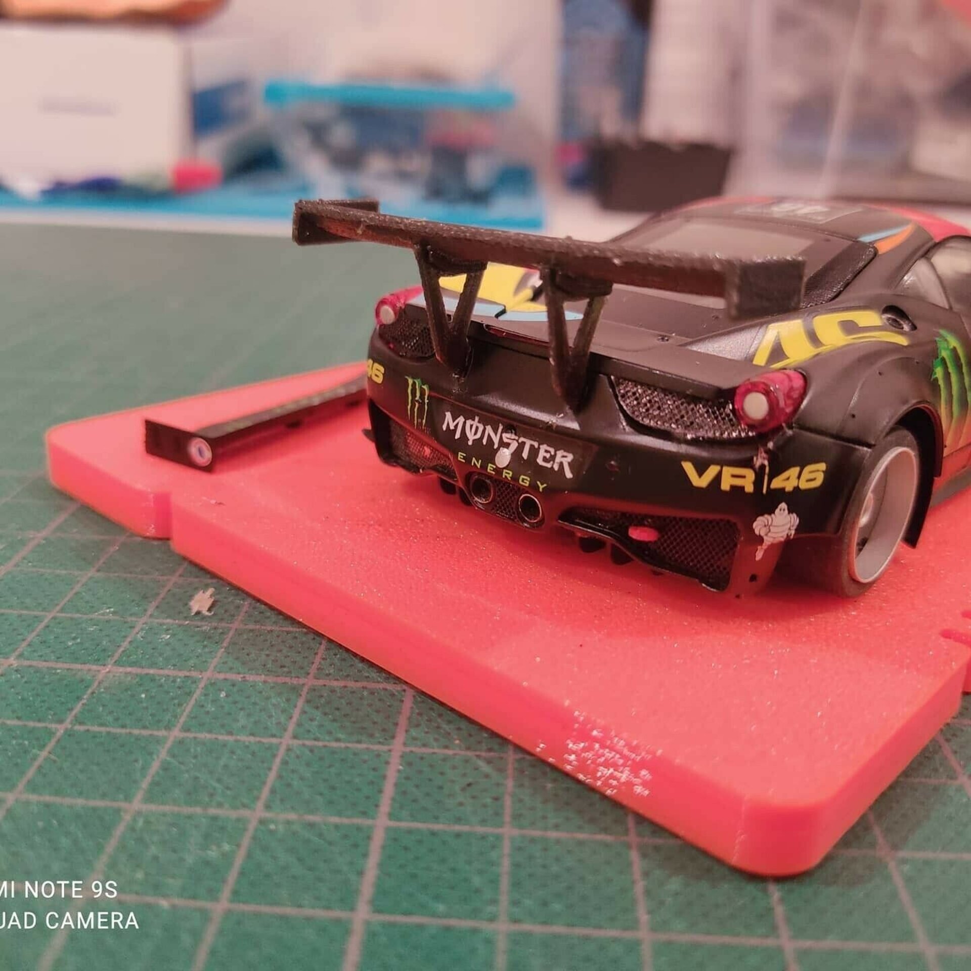 Alerón 3D Ferrari 458 ITALIA de Black Arrow BI-COMPONENTE - 7