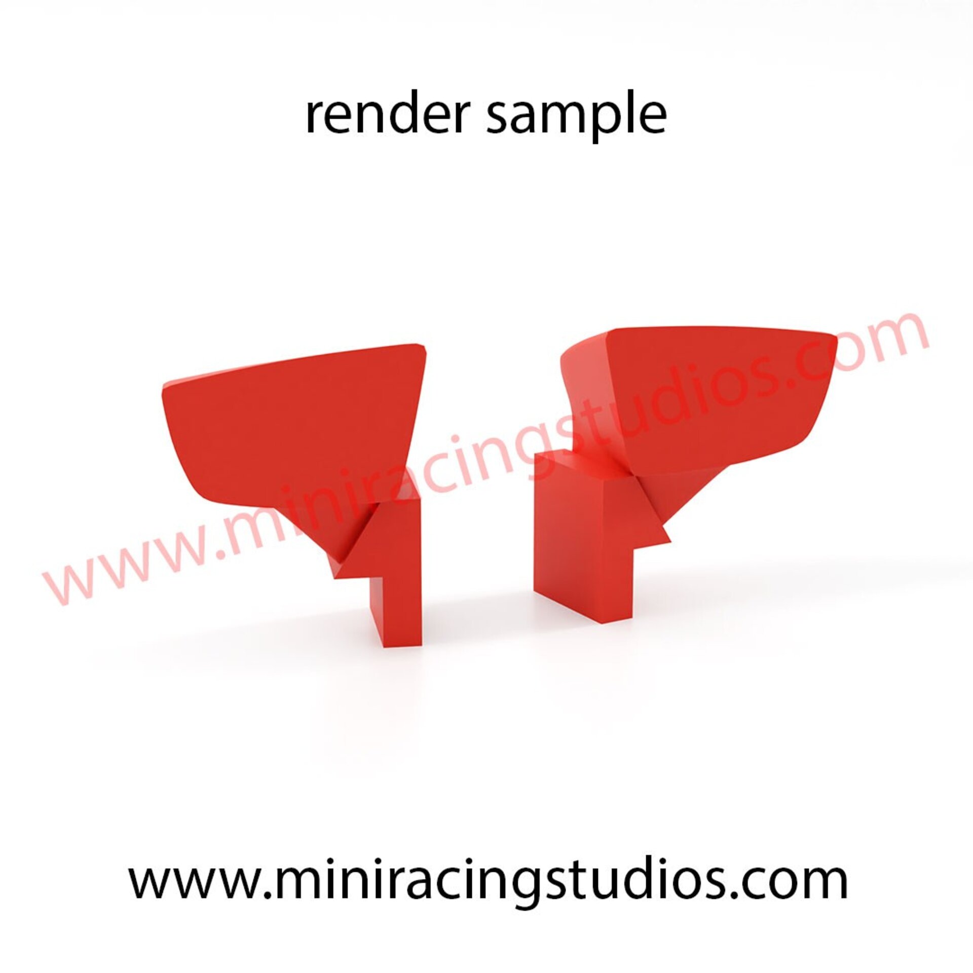 Retrovisores  3D Seat León MK III SCALEXTRIC- SCX  Flexible o Plástico - 5