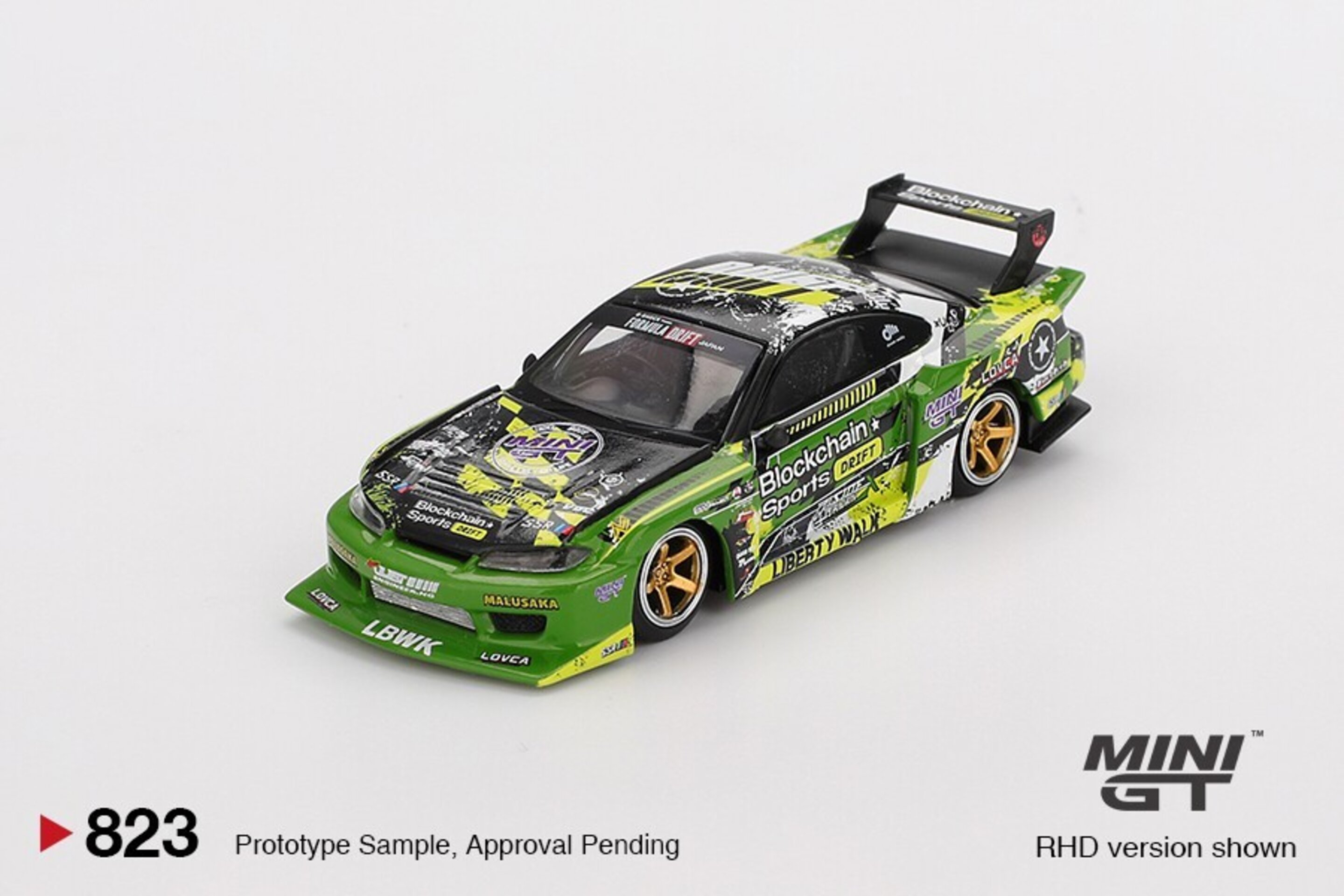 1:64 NISSAN SILVIA S15 LB-SUPER SILHOUETTE #555 V2 FORMULA DRIFT JAPAN 2024 - 1